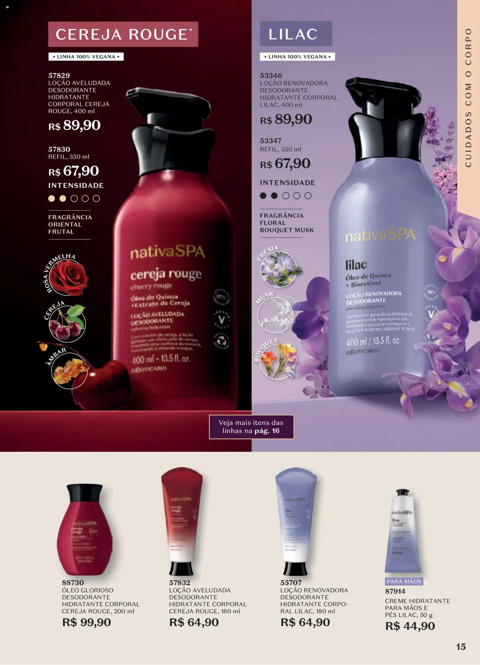 O Boticário Folheto - válido de 29/06/2026 | Página: 19 | Produtos: Cereja, Quinoa, Desodorante, Creme
