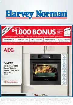 Harvey Norman Great Deals on Kitchen Appliances preview  - valid from 30 Jul 2026