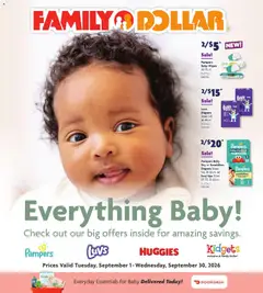 Preview of Family Dollar weekly ads valid from 09/01/2026