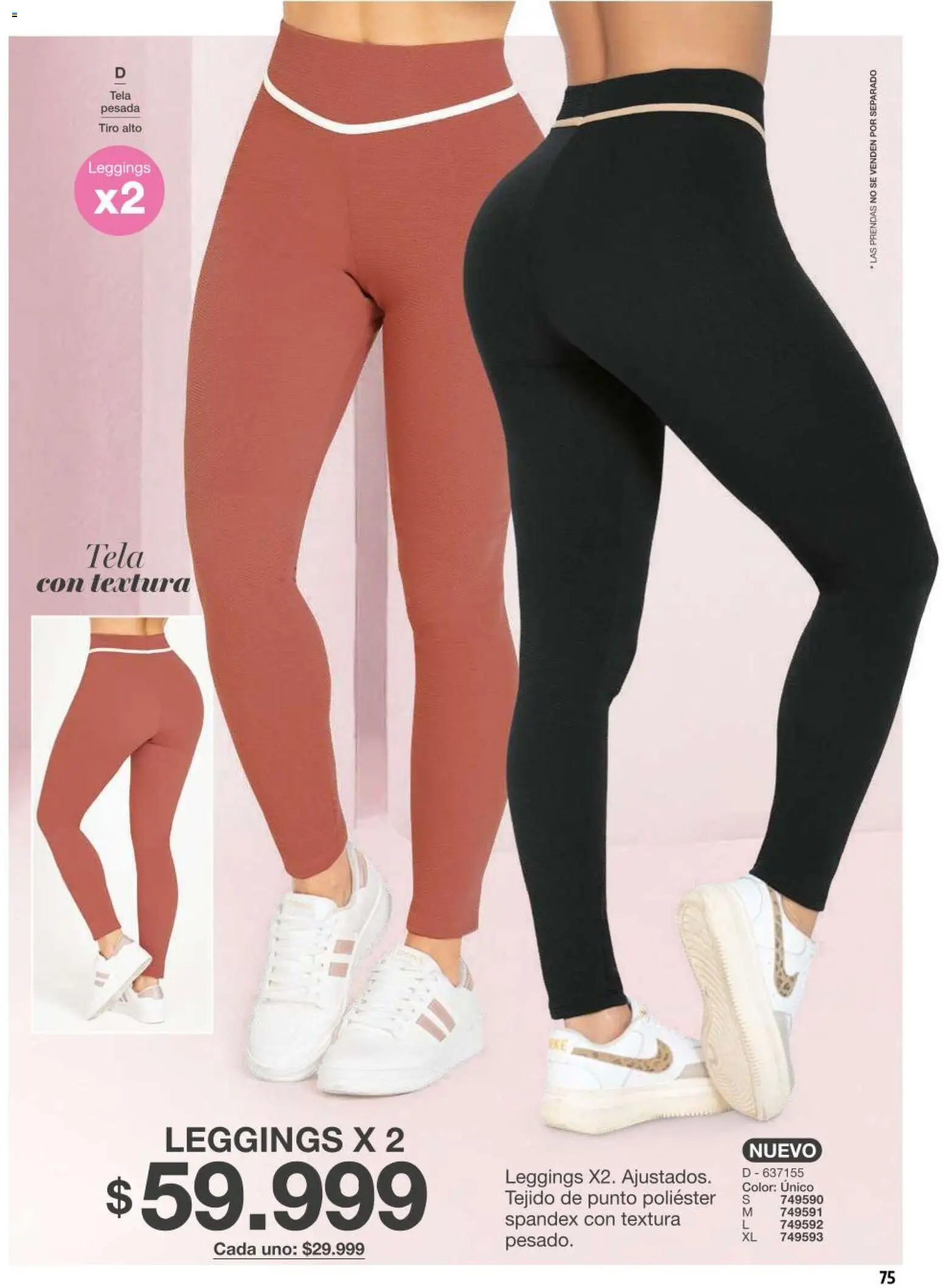 Carmel revista - valida desde el 11/08/2026 | Página: 75 | Productos: Leggings