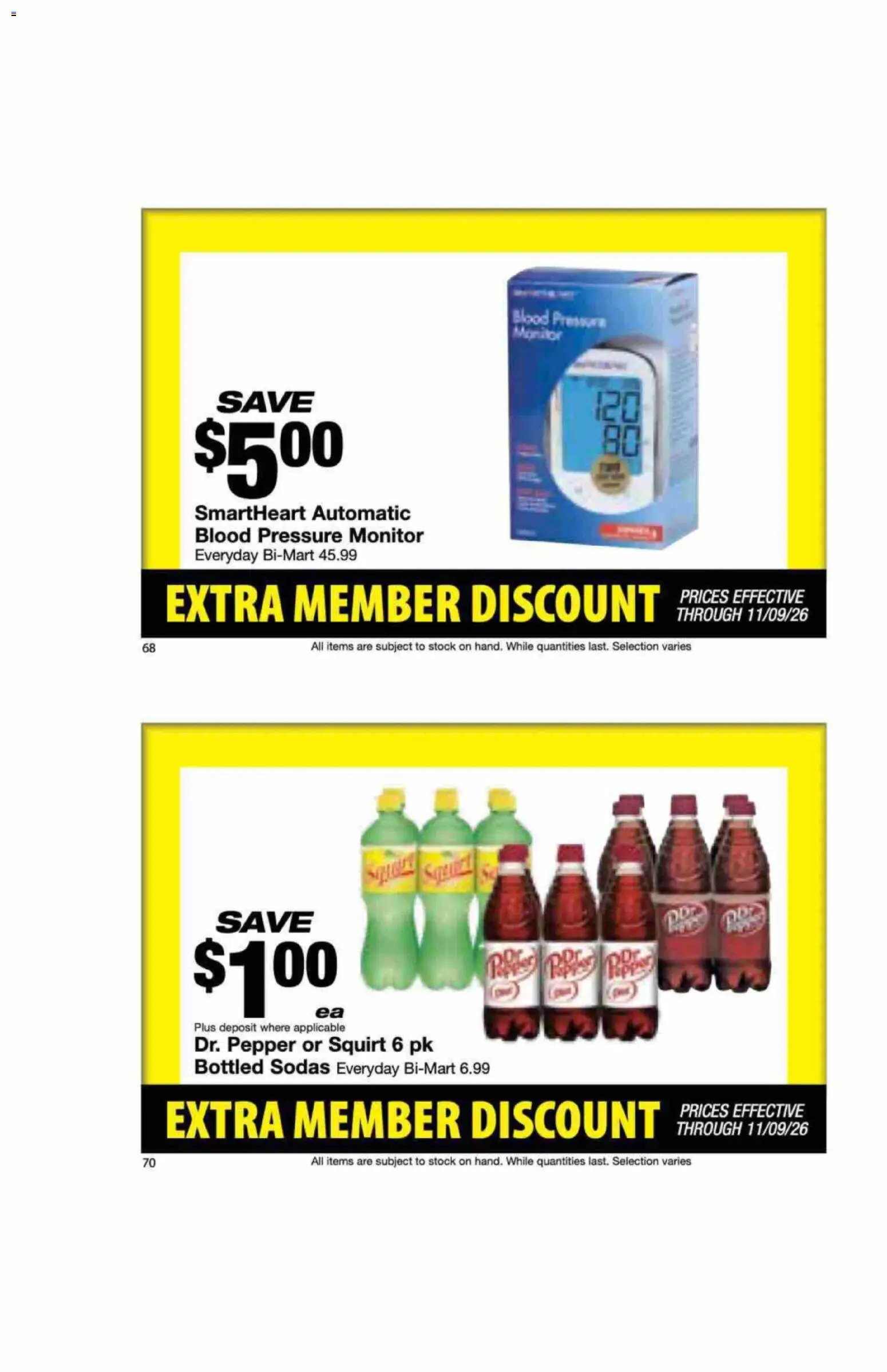 Bi-Mart Extra Member Discount Book - valid from 10/27/2026 | Page: 36
