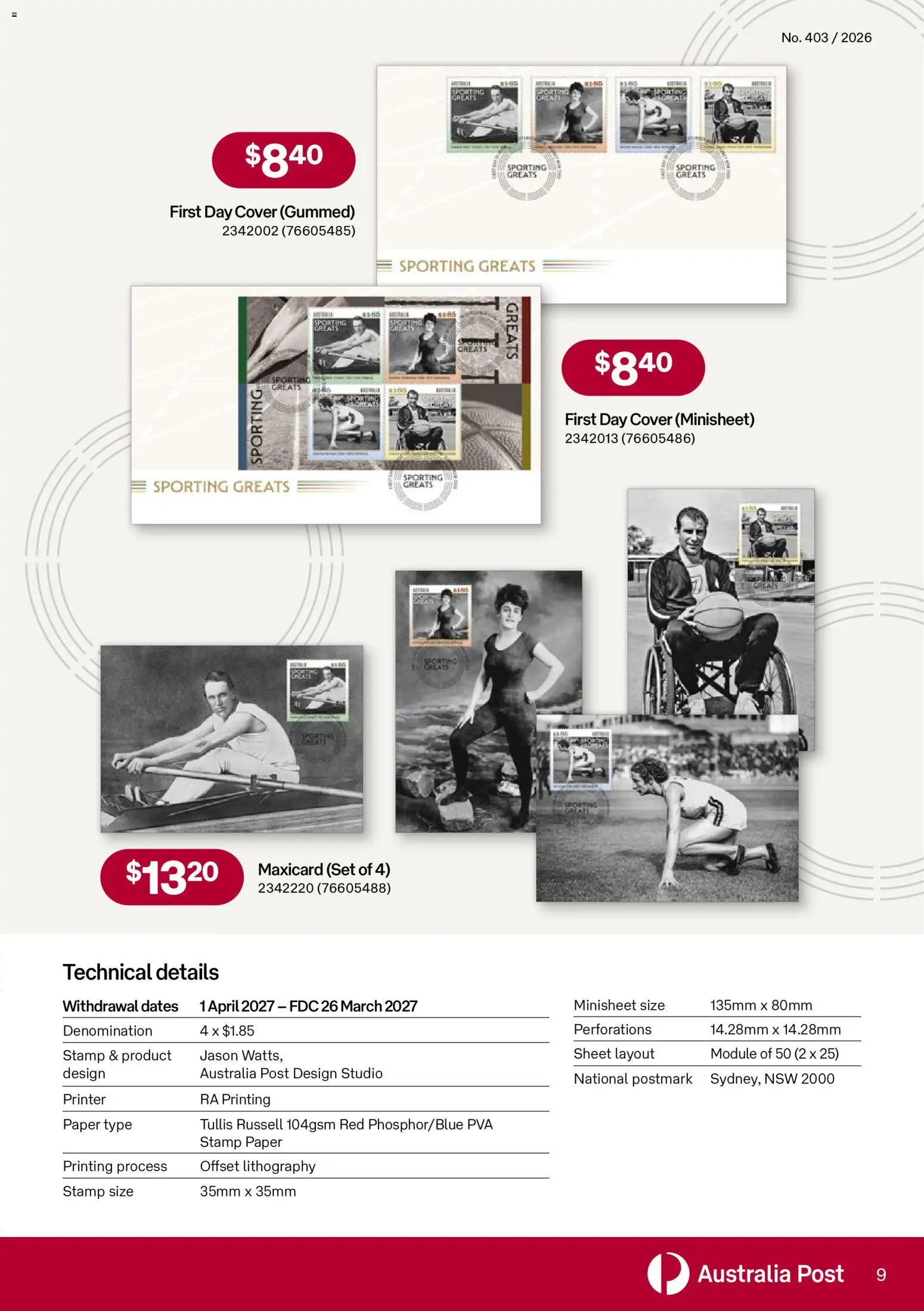 Australia Post catalogue - valid from 01/09/2026 | Page: 9 | Products: Printer