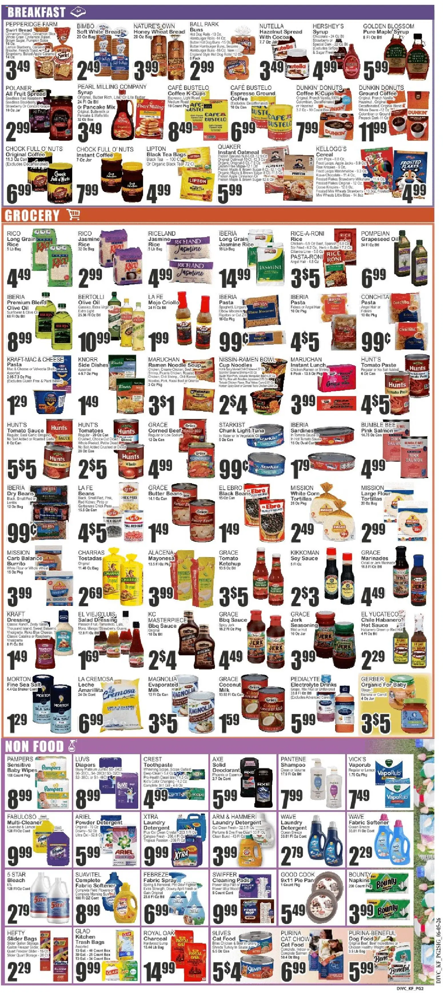 Key Food Weekly Ad - valid from 05.06.2026 | Page: 2 | Products: Box, Milk, Water, Sugar