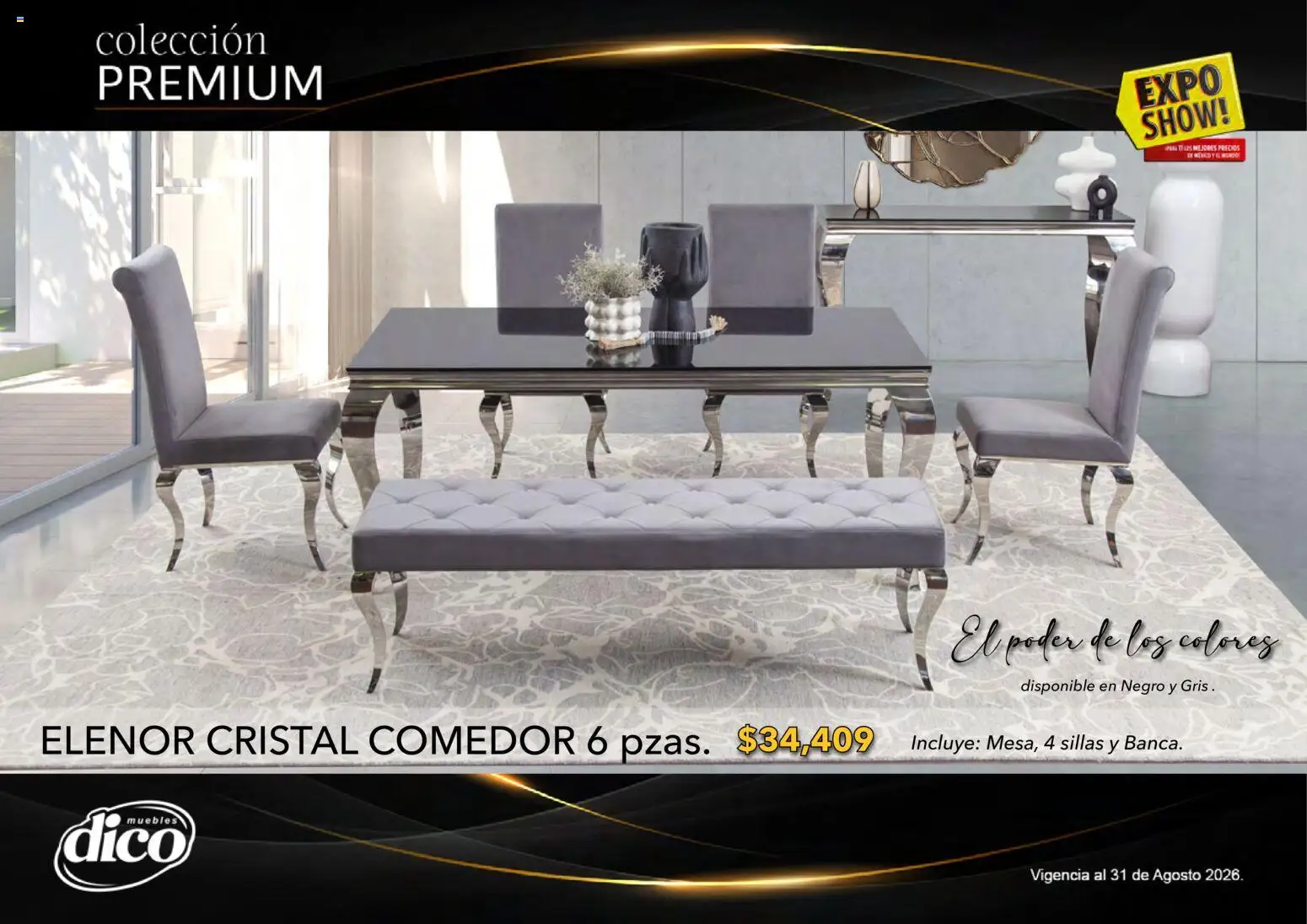 Nuevas ofertas de Muebles Dico válidas en toda la República Mexicana desde el 01/08/2026. ¡Encuentra las mejores ofertas en Muebles Dico catálogo Colección Premium! | Página: 49