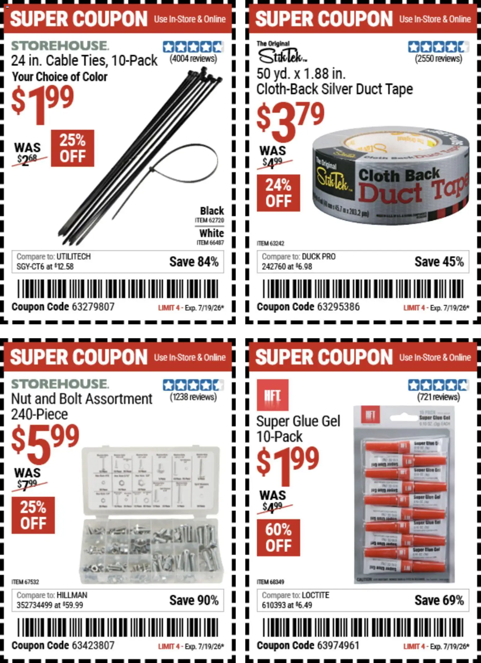 Harbor Freight Weekly Ad - valid from 07/06/2026 | Page: 7 | Products: Cable