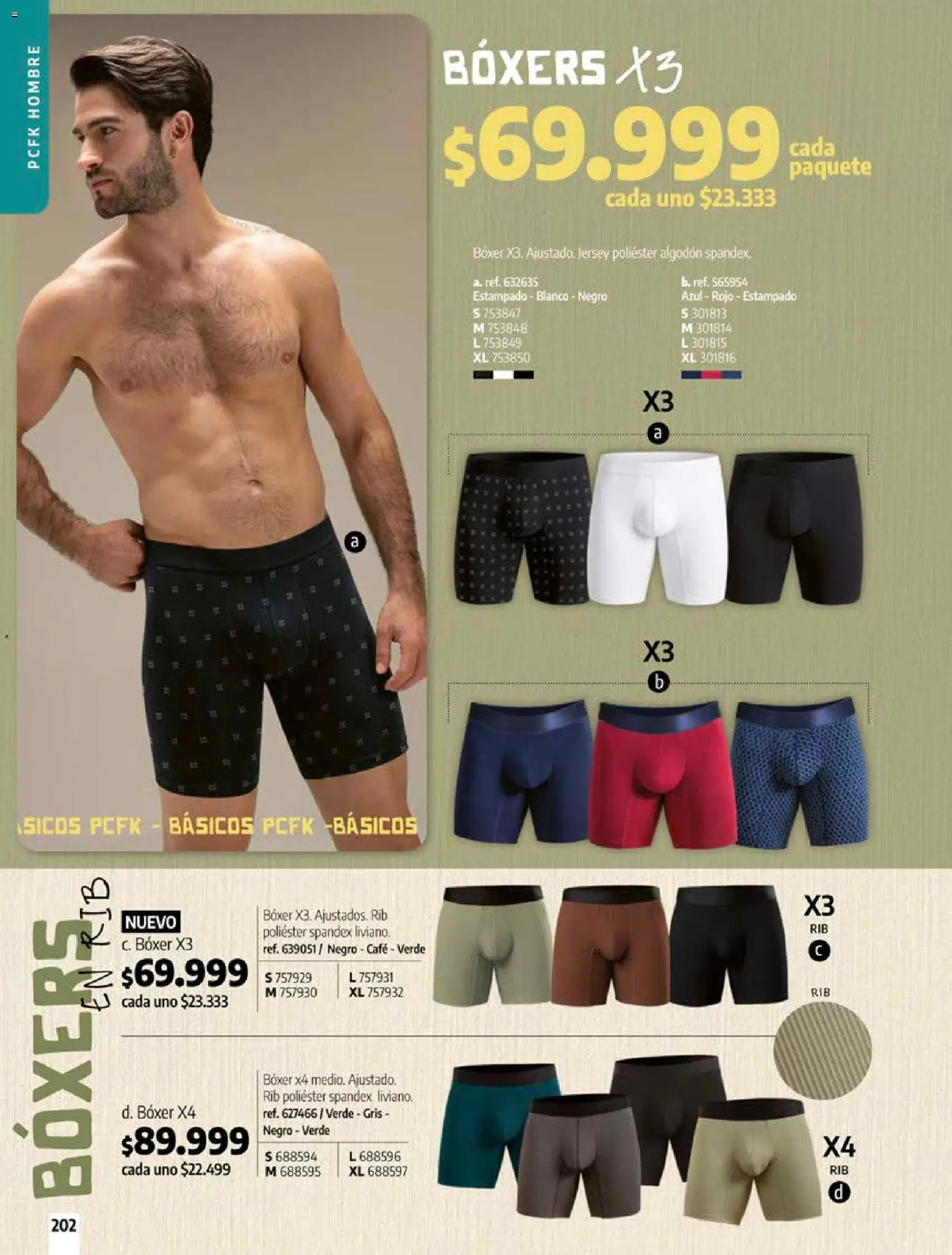 Pacifika revista - valida desde el 18/10/2026 | Página: 202 | Productos: Algodón, Boxers, Café