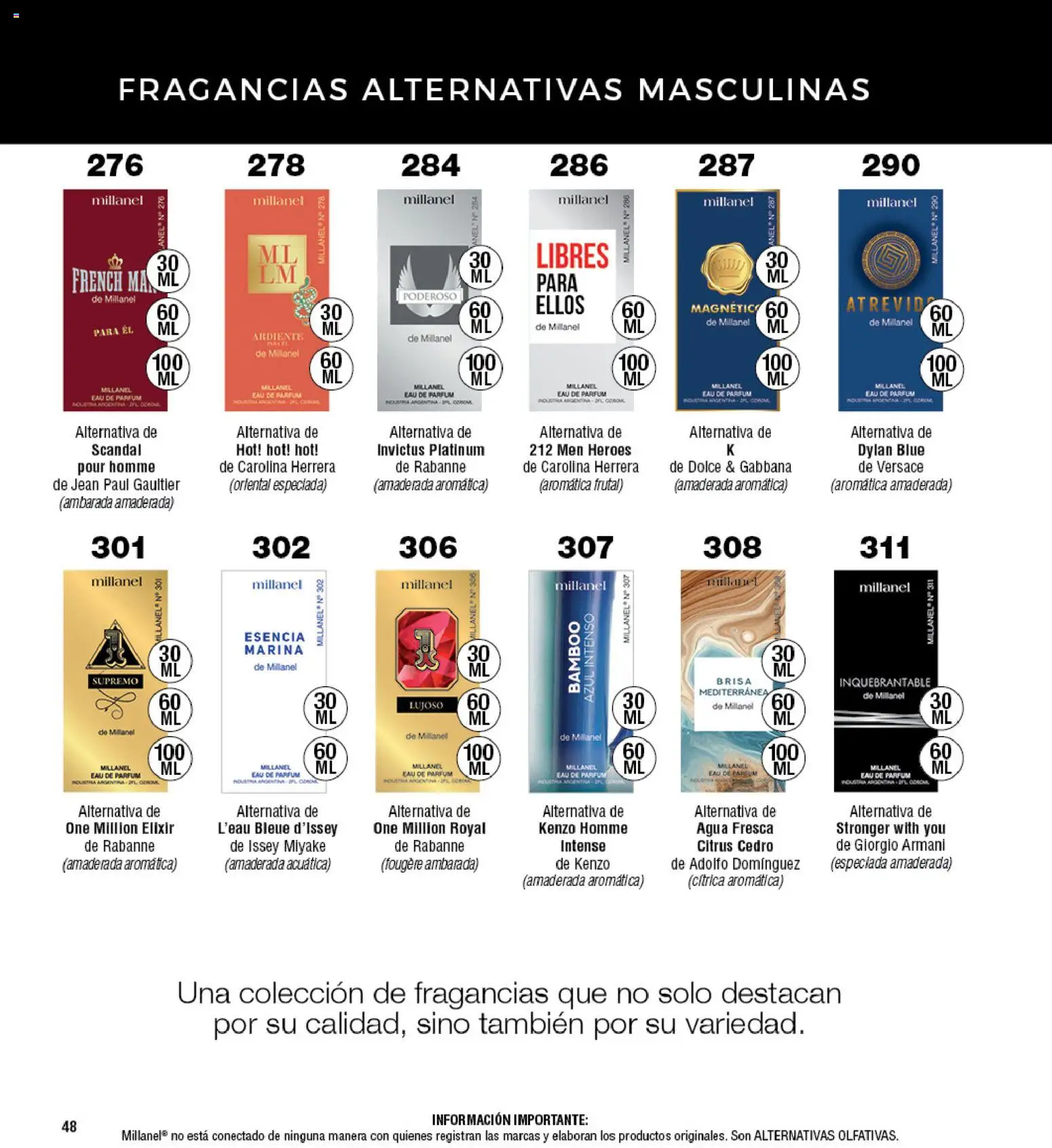 Millanel - Catálogo │ válido desde el 20/07/2026 | Página: 48 | Productos: Jean, Agua