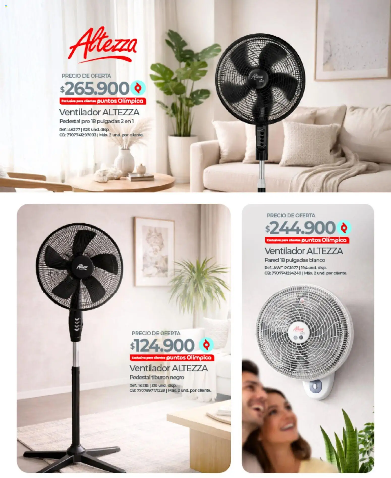 Olímpica revista - valida desde el 15.04.2026 | Página: 7 | Productos: Ventilador
