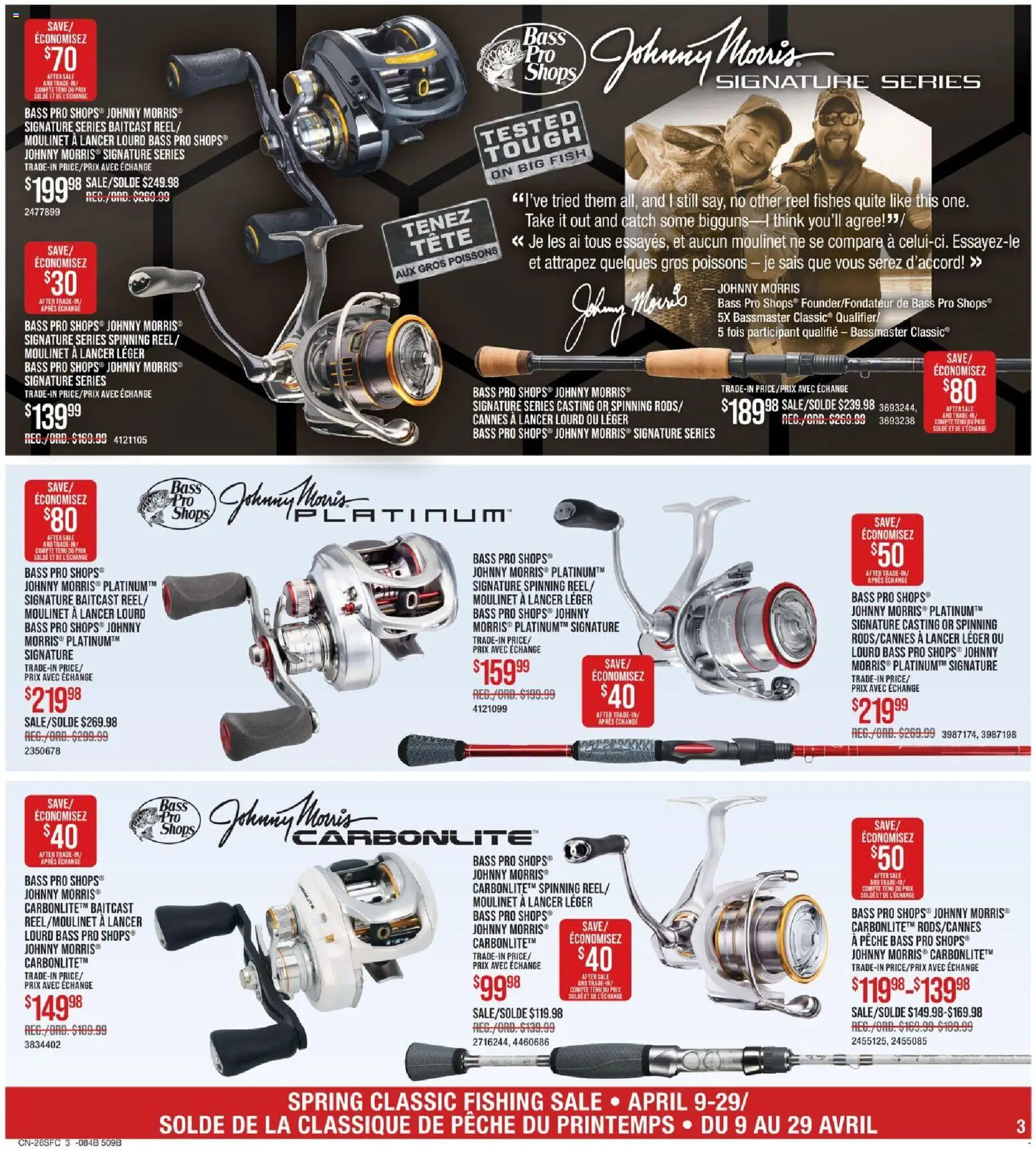 Cabelas flyer valid from 09.04.2026 | Page: 3 | Products: Fish