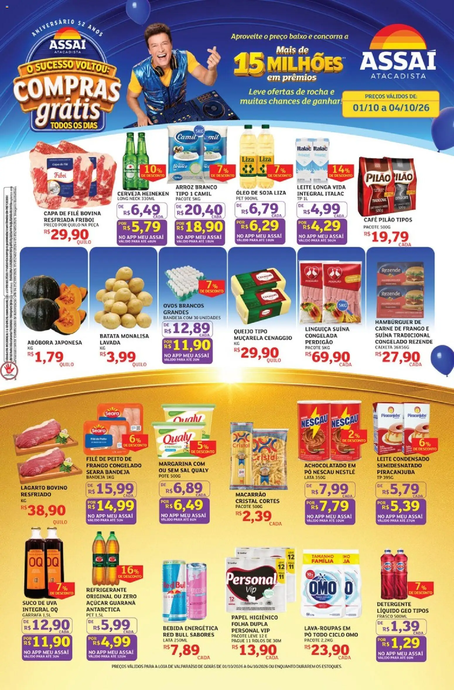 Assaí Atacadista Folheto - válido de 01/10/2026 | Página: 1
