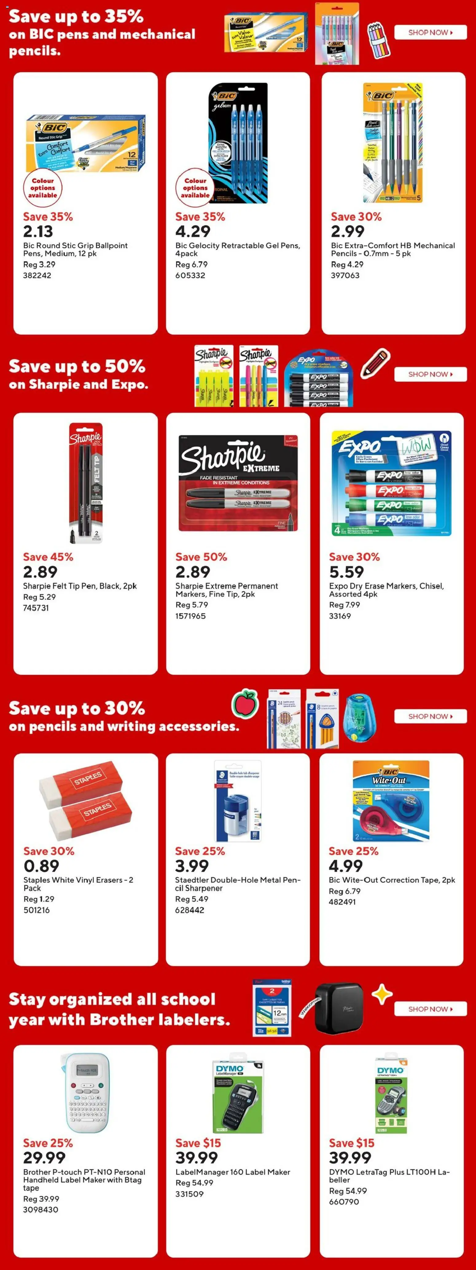 Staples flyer valid from Aug 28, 2026 | Page: 7