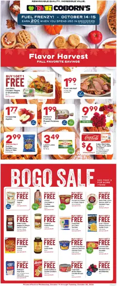 Preview of Coborn's weekly ads valid from 10/14/2026