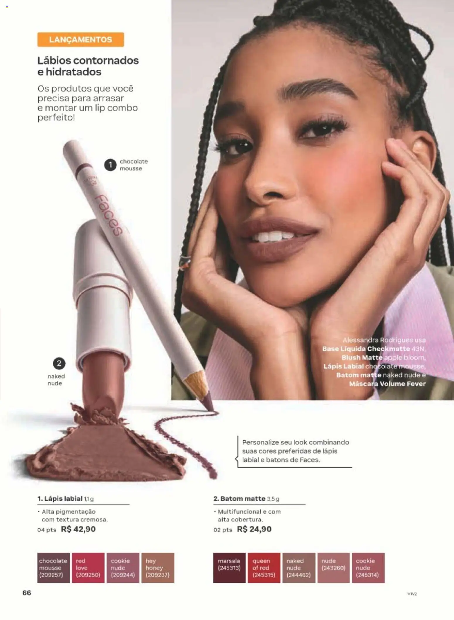 Natura Folheto - válido de 10/08/2026 | Página: 67 | Produtos: Blush, Multifuncional, Lápis, Chocolate