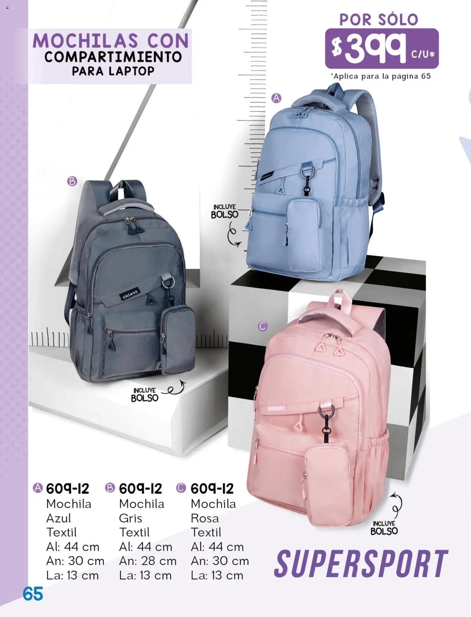 Nuevas ofertas de Cklass válidas en toda la República Mexicana desde el 08/07/2026. ¡Encuentra las mejores ofertas en Cklass catálogo Kids niño! | Página: 74 | Productos: Bolso, Mochila