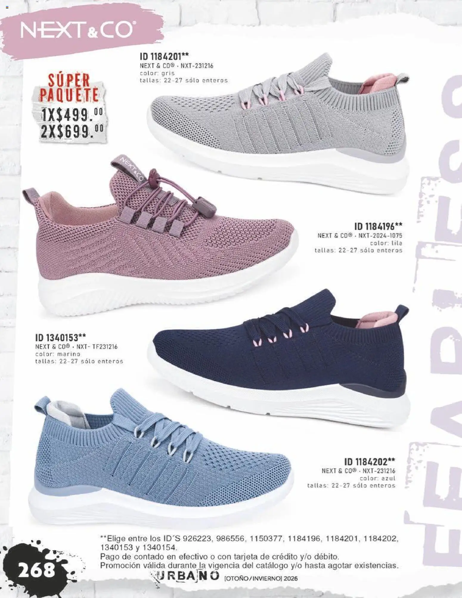 Nuevas ofertas de Price Shoes válidas en toda la República Mexicana desde el 31/07/2026. ¡Encuentra las mejores ofertas en Price Shoes catálogo Urbano! | Página: 268