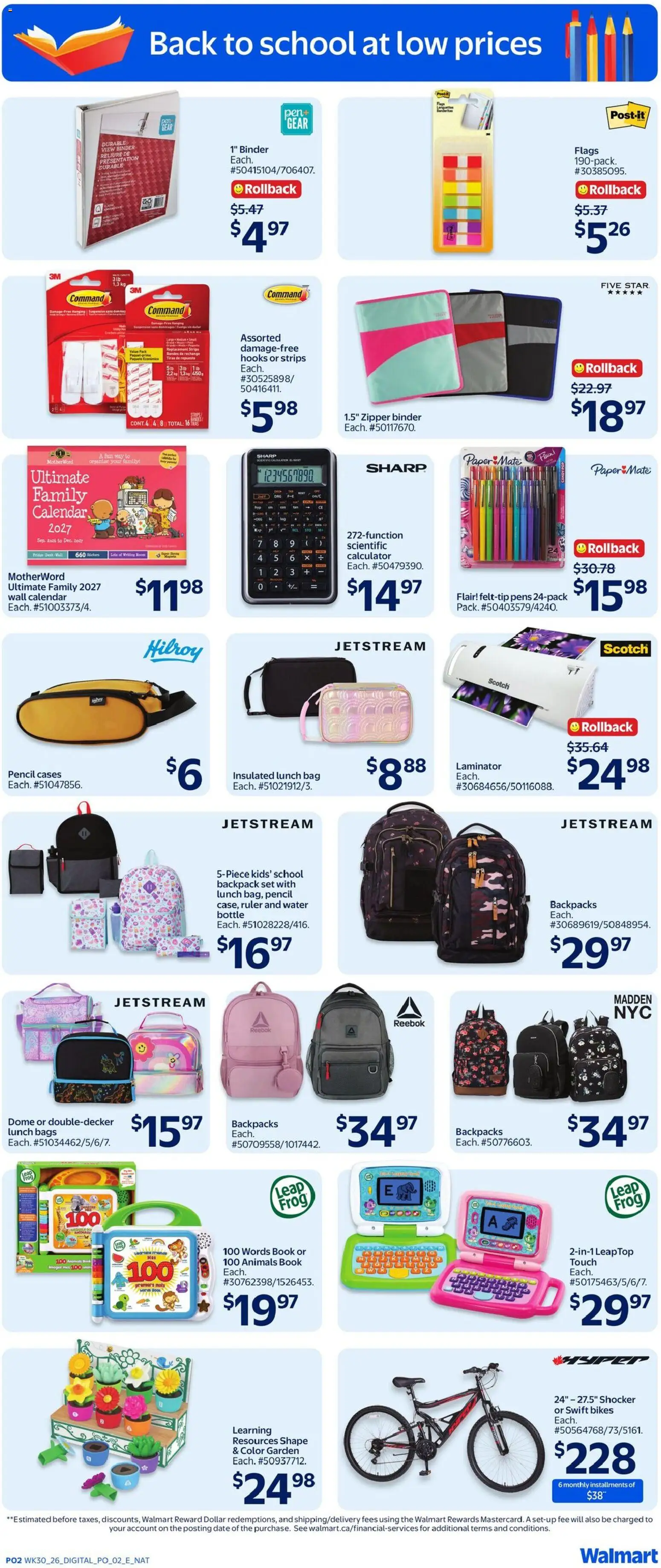 Walmart flyer valid from Aug 20, 2026 | Page: 2