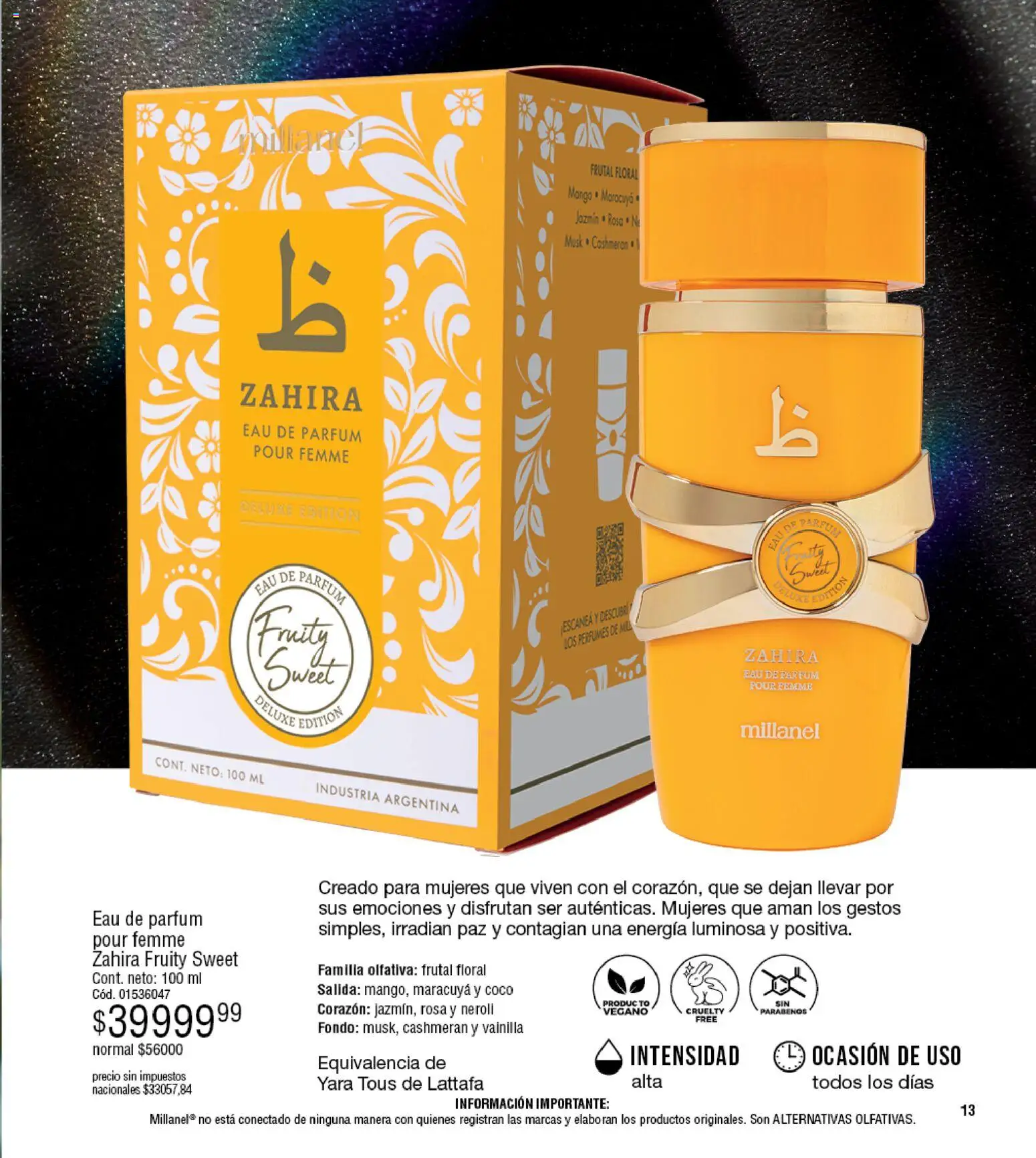 Millanel - Catálogo │ válido desde el 30/03/2026 | Página: 13 | Productos: Vainilla, Coco, Perfumes, Mango