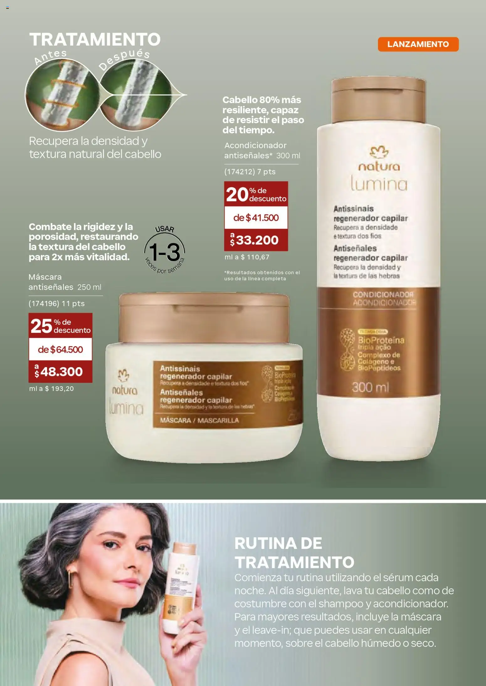 Natura revista - valida desde el 08.04.2026 | Página: 17 | Productos: Serum, Sobre, Máscara, Acondicionador