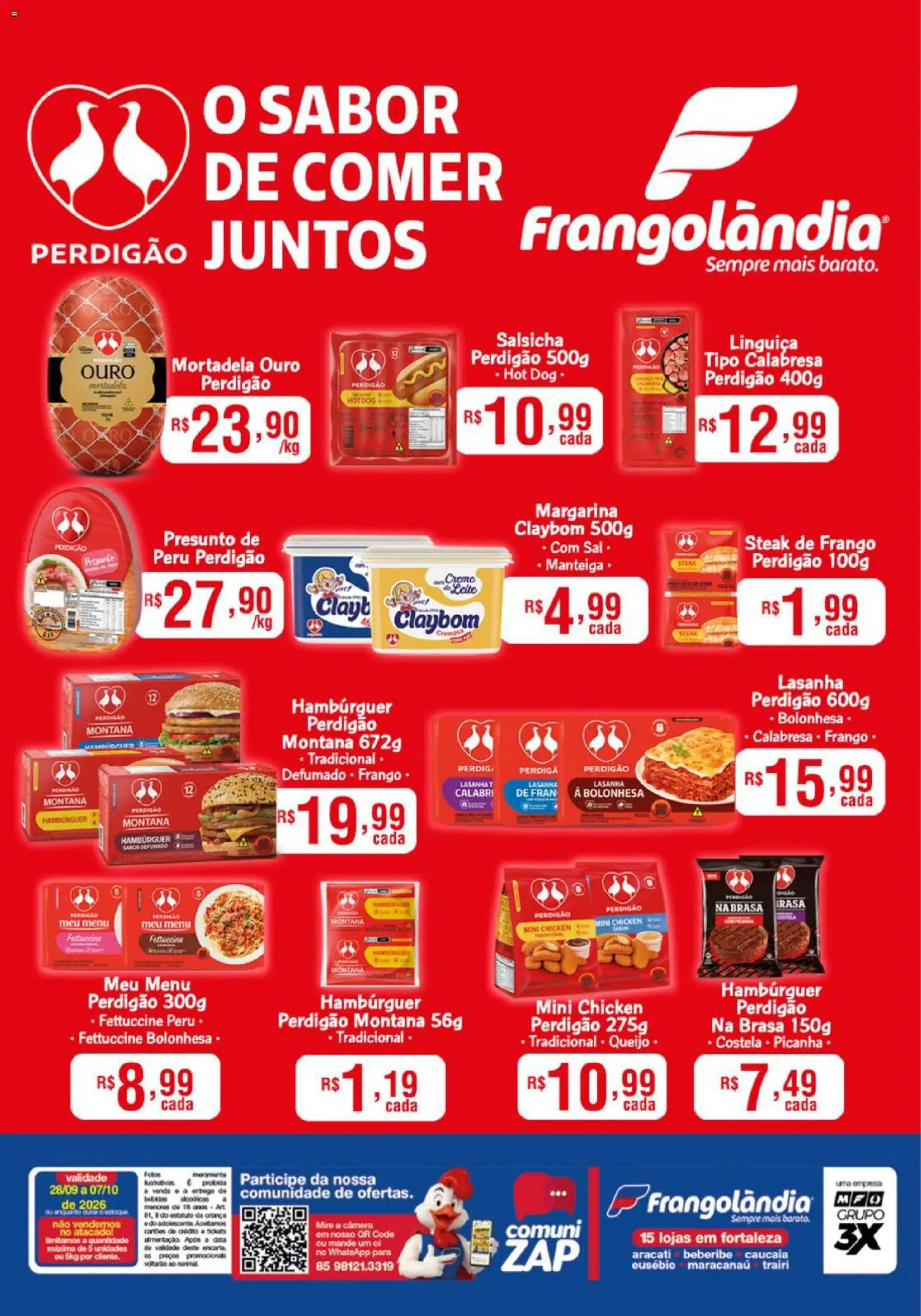 Frangolândia Folheto - válido de 28/09/2026 | Página: 9 | Produtos: Steak, Creme, Sal, Frango