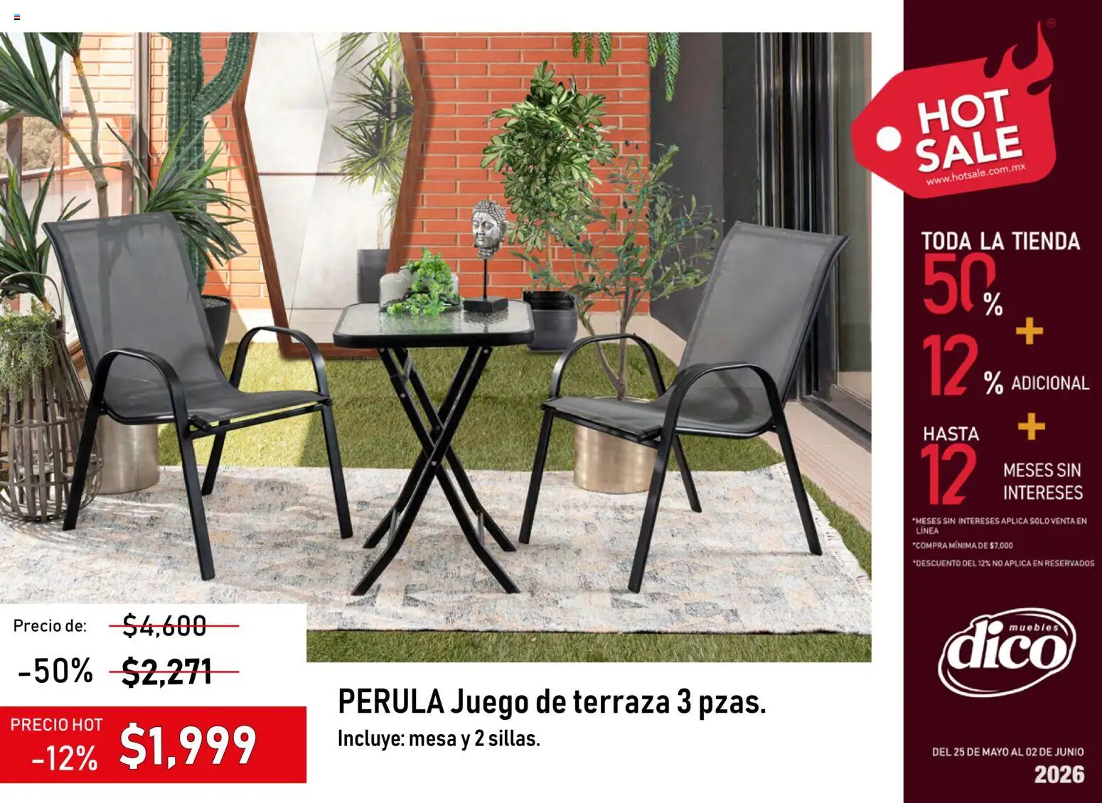 Nuevas ofertas de Muebles Dico válidas en toda la República Mexicana desde el 25.05.2026. ¡Encuentra las mejores ofertas en Muebles Dico - Hot Sale 2026 | Pacifico! | Página: 23