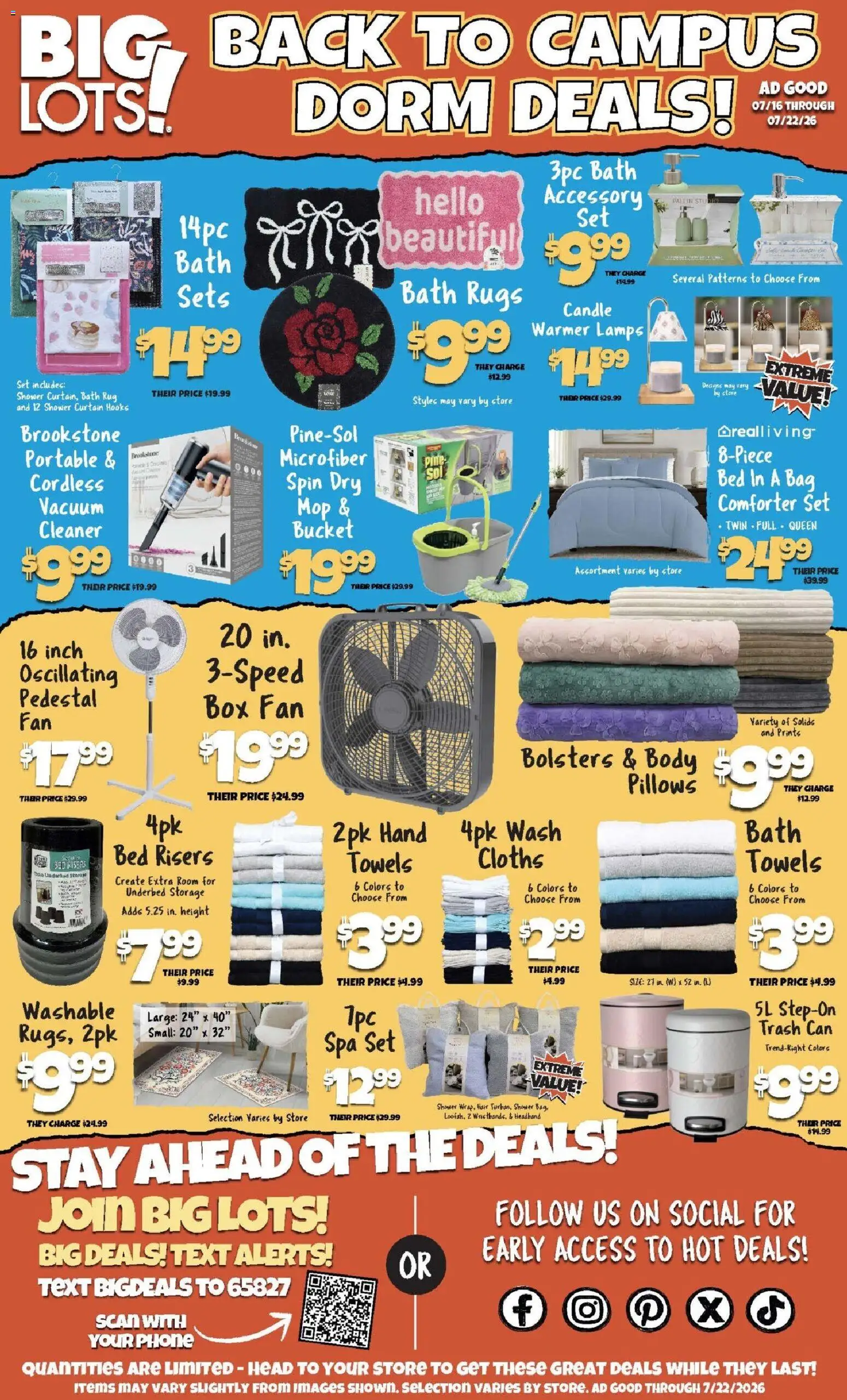 Big Lots Weekly Ad - valid from 07/16/2026 | Page: 1