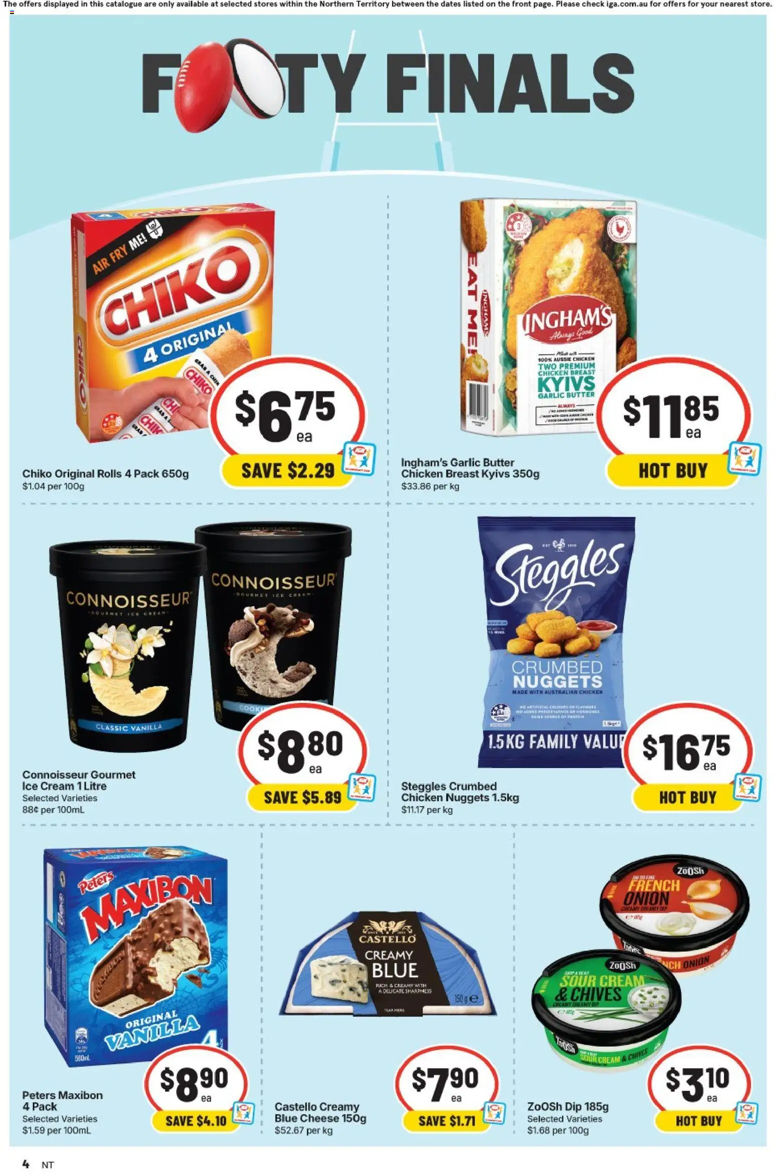 IGA catalogue - valid from 16/09/2026 | Page: 5 | Products: Cheese, Chicken, Chicken breast, Garlic
