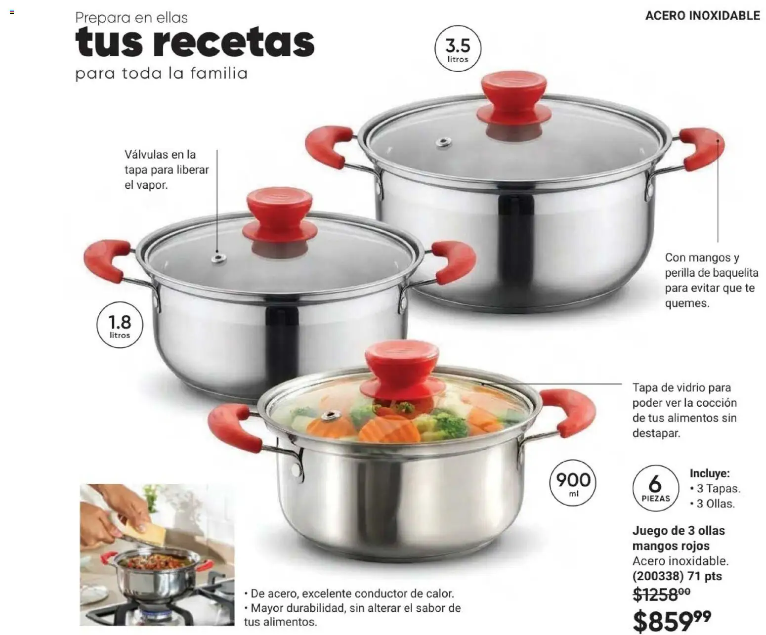 Nuevas ofertas de AVON válidas en toda la República Mexicana desde el 02/10/2026. ¡Encuentra las mejores ofertas en AVON Casa & Estilo 15 2026! | Página: 77 | Productos: Alimentos, Juego, Té, Ollas