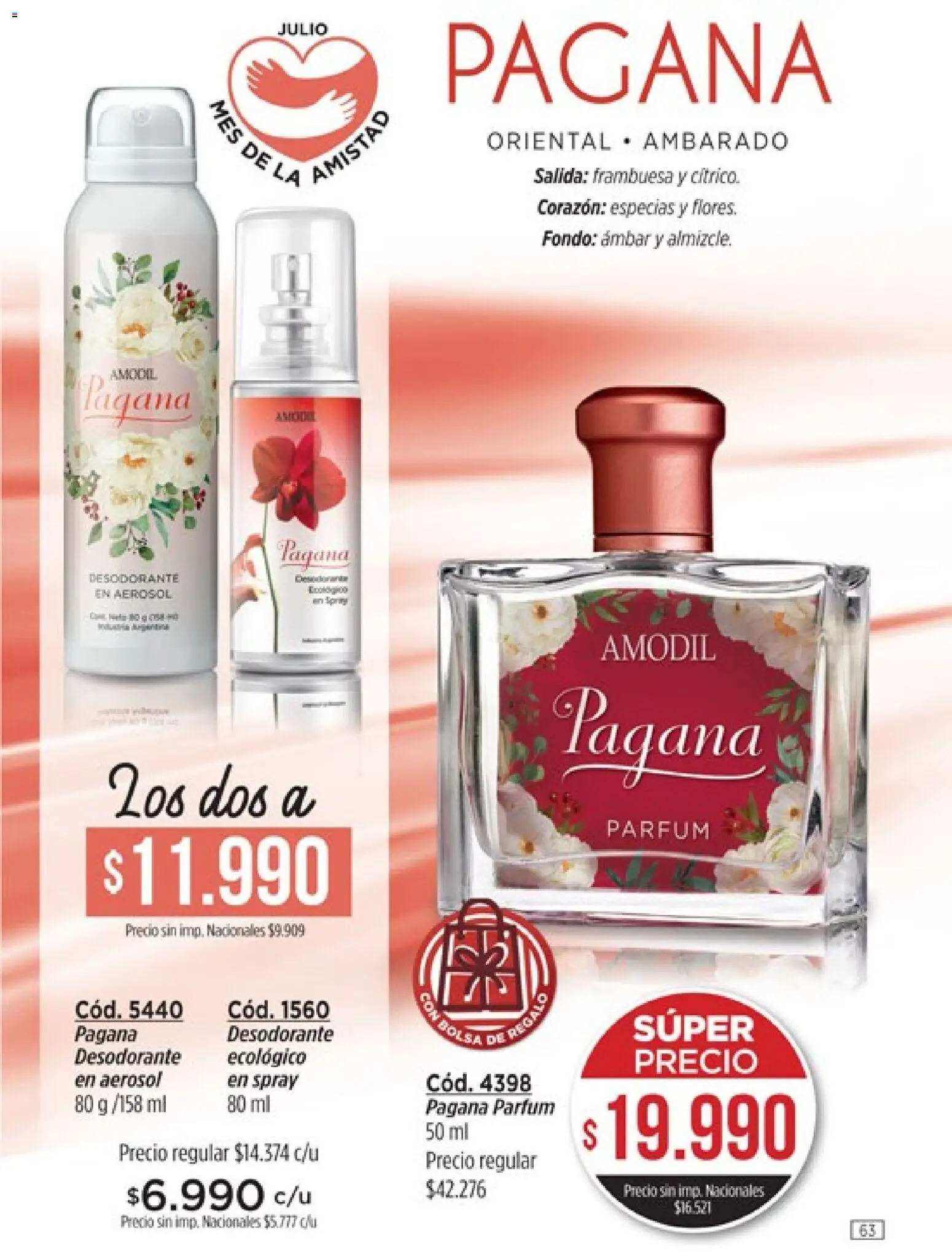 Catálogo Amodil Campaña 9 │ válido desde el 05.05.2026 | Página: 63 | Productos: Bolsa, Desodorante