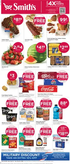 Preview of Smith's weekly ads valid from 20.05.2026