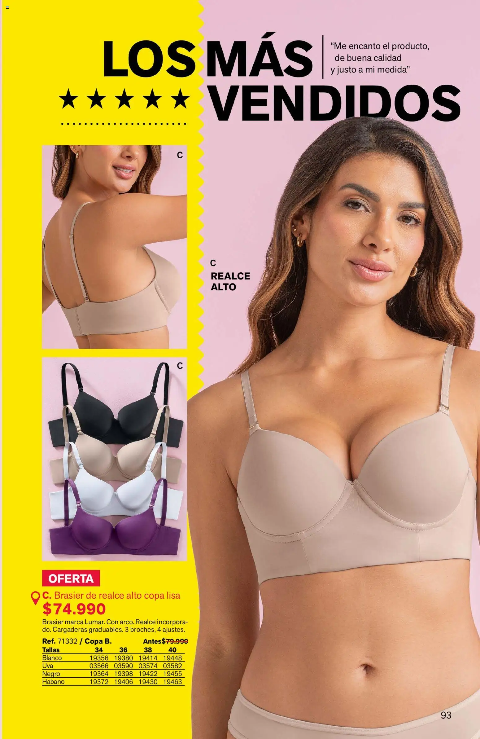 Leonisa revista - valida desde el 11/09/2026 | Página: 93 | Productos: Brasier