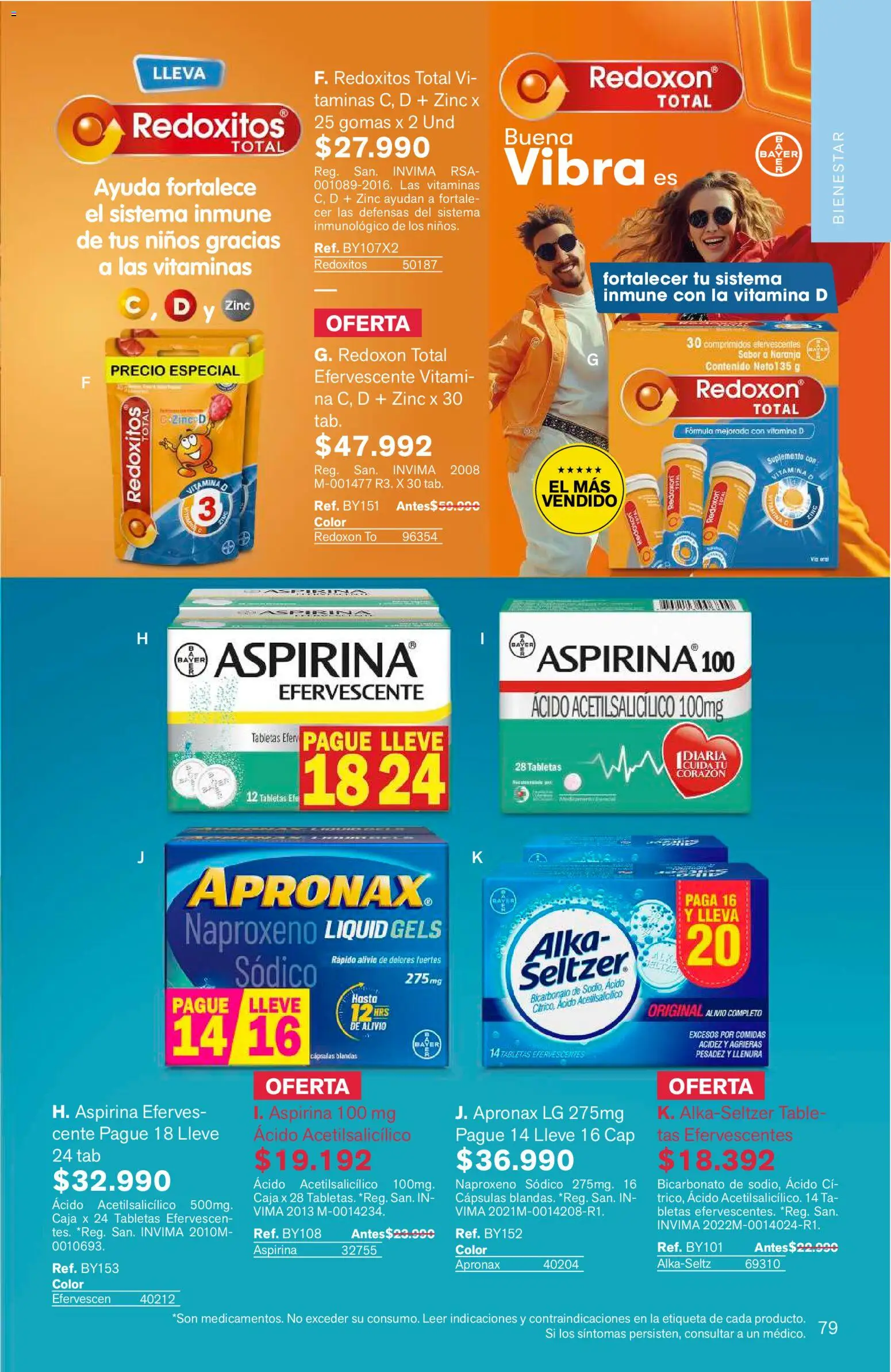 Leonisa revista - valida desde el 25/06/2026 | Página: 79 | Productos: Gomas, Caja, Vitaminas