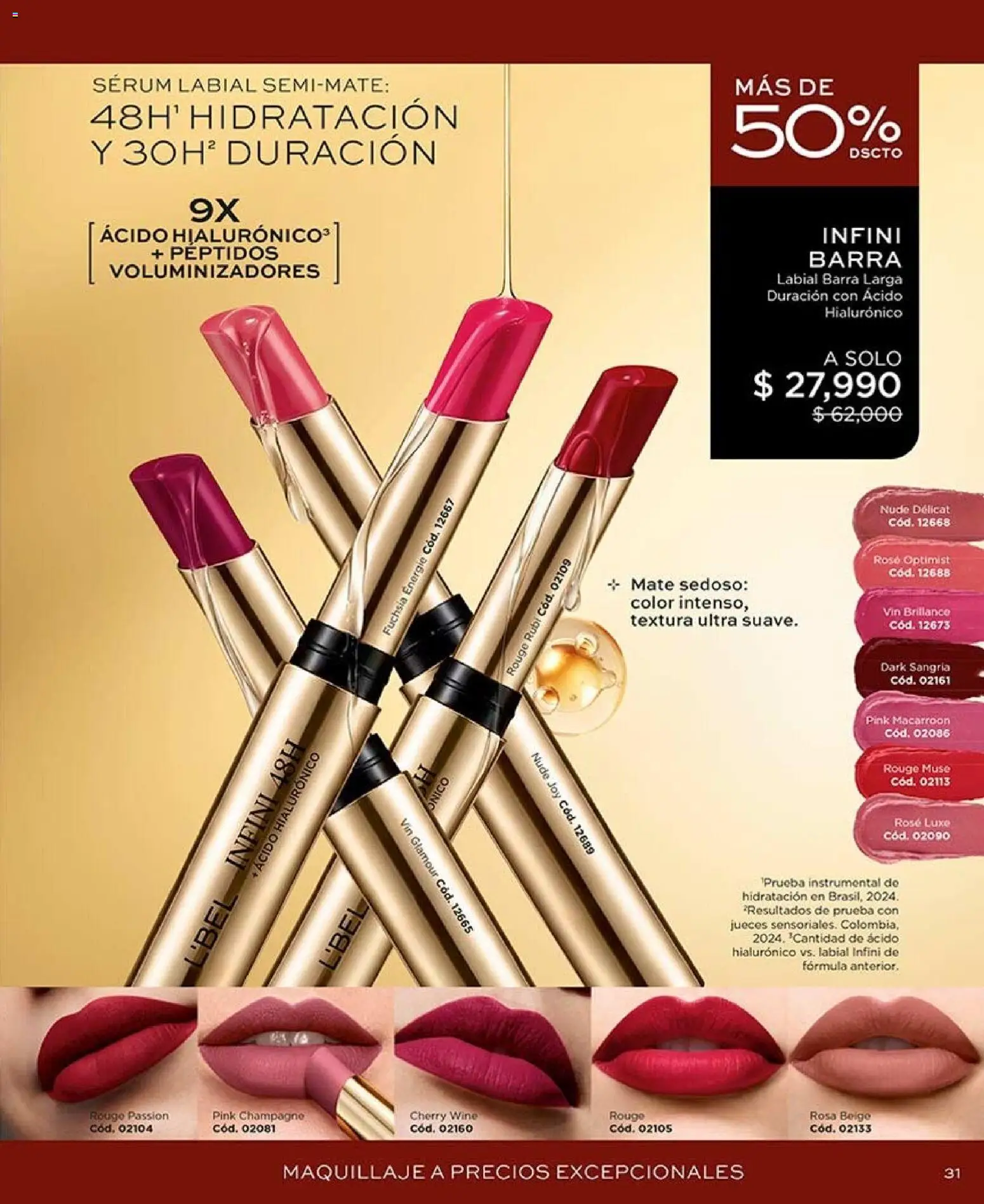 L'Bel revista - valida desde el 07/09/2026 | Página: 31 | Productos: Serum, Maquillaje