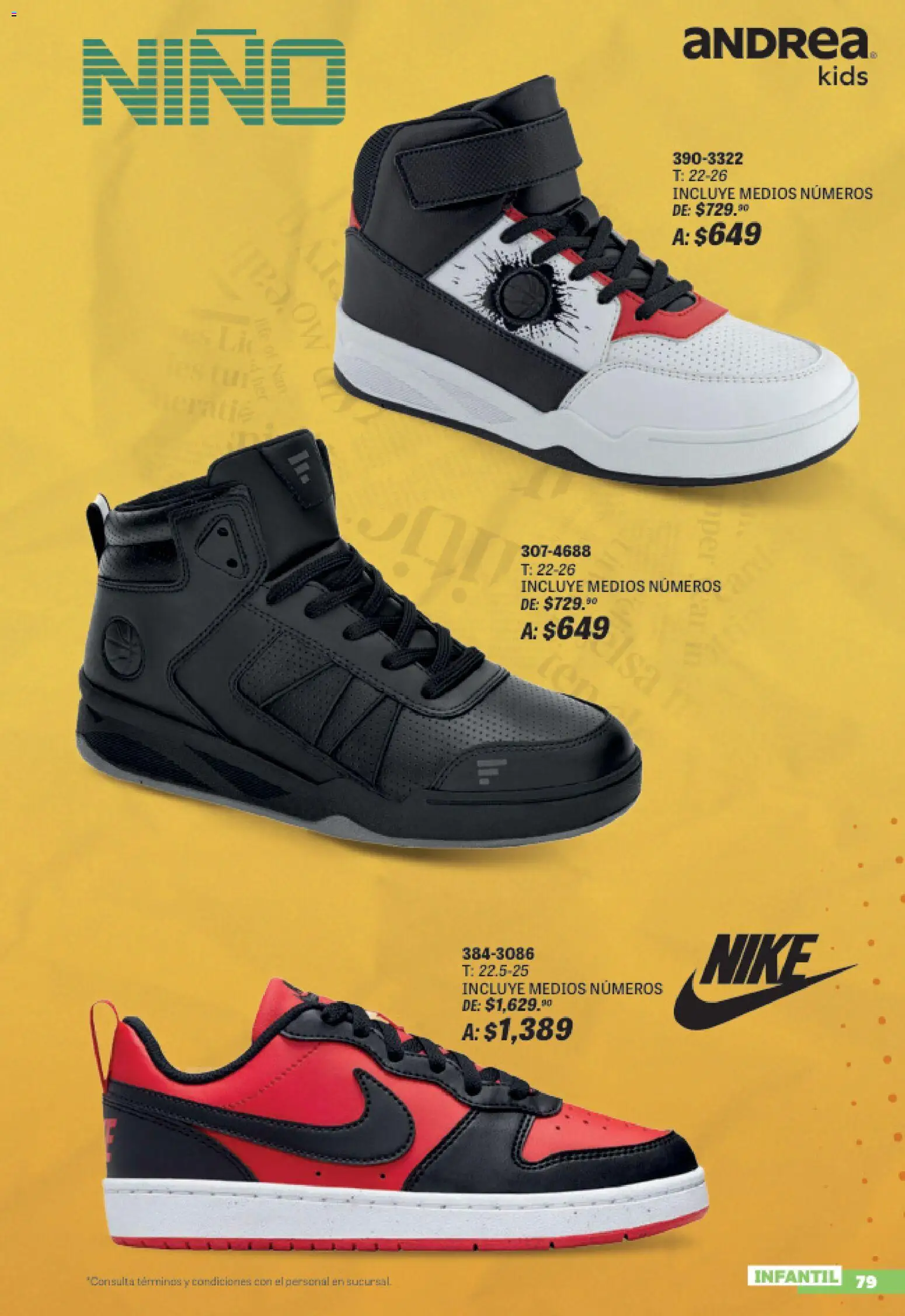 Nuevas ofertas de Andrea válidas en toda la República Mexicana desde el 19/07/2026. ¡Encuentra las mejores ofertas en Andrea catálogo Sports Week! | Página: 79