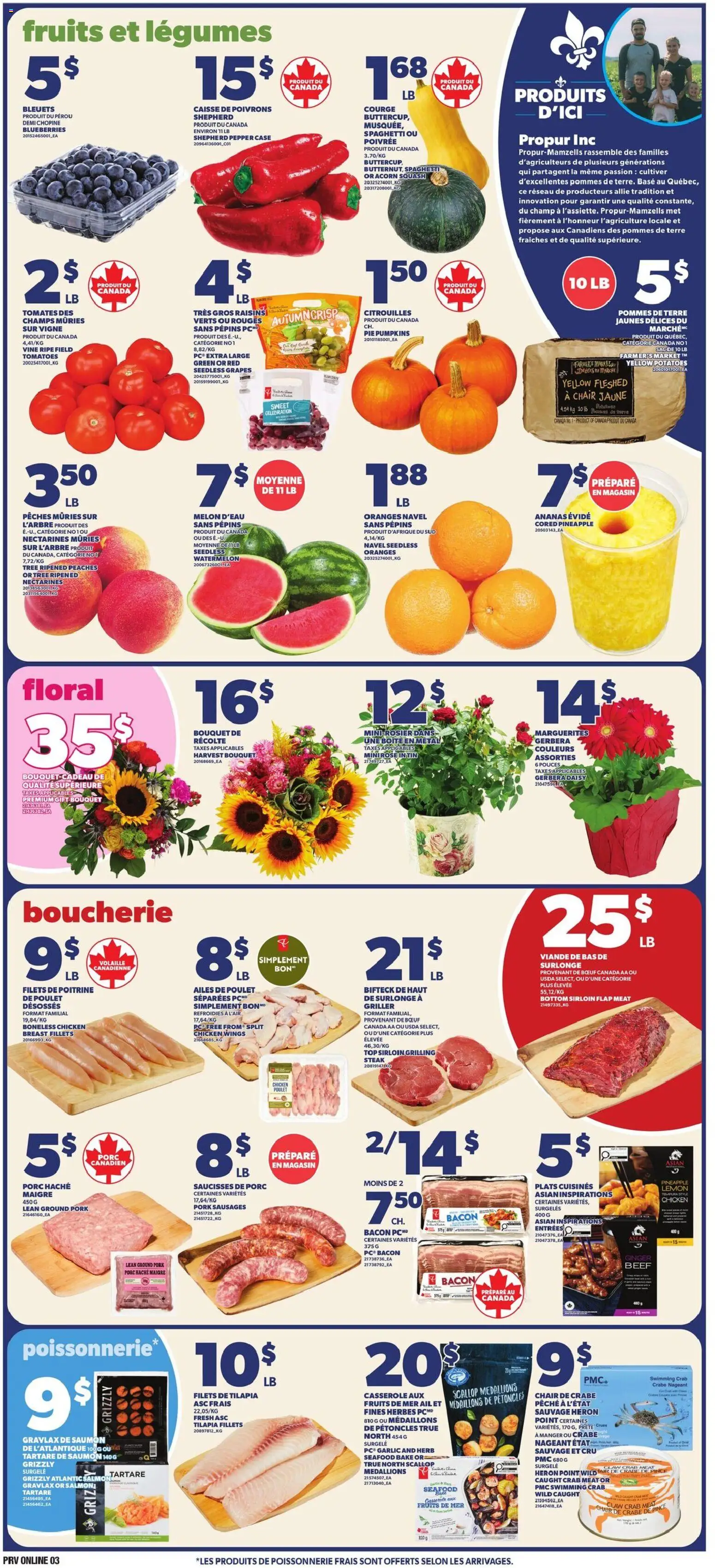 Provigo flyer valid from Sep 17, 2026 | Page: 4 | Products: Beef, Steak, Garlic, Pork