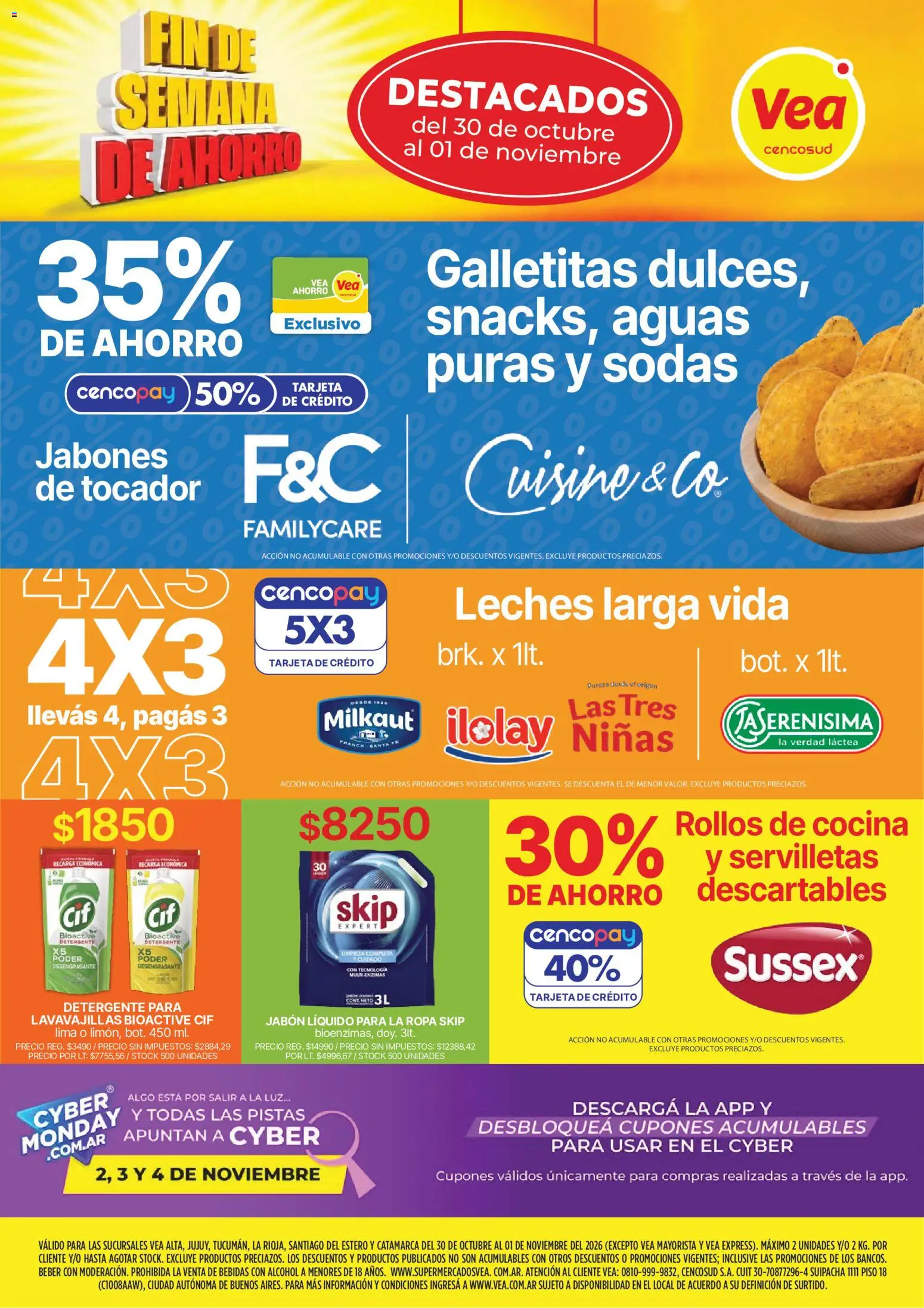 Vea - Fin de semana de ahorro | NOA │ válido desde el 30/10/2026 | Página: 1