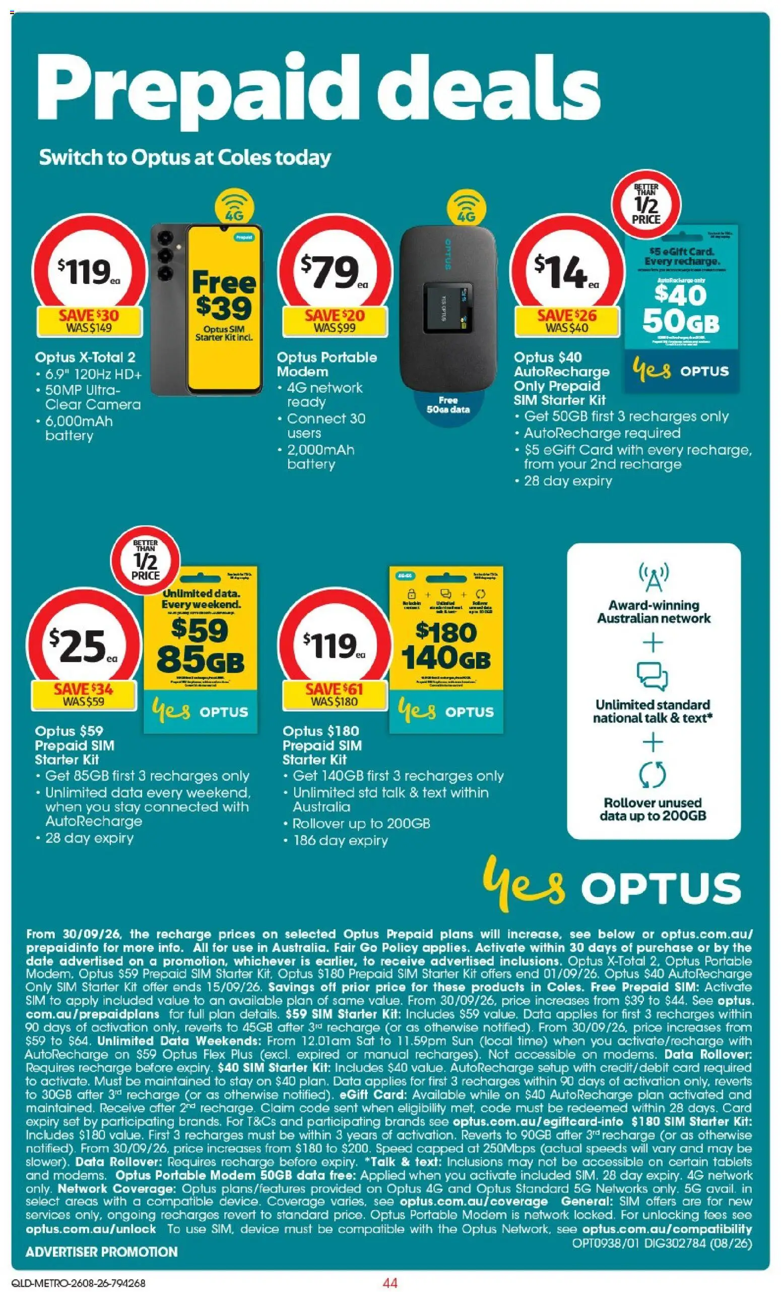 Coles catalogue - valid from 26/08/2026 | Page: 44