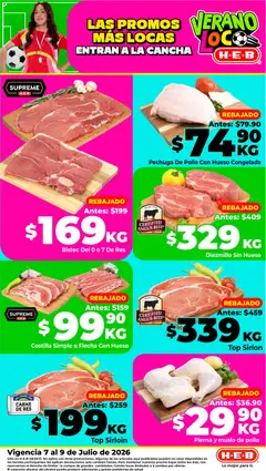 Vista previa de H-E-B folleto Las promos más locas, nuevo folleto de la tienda, válido en México a partir del 07/07/2026