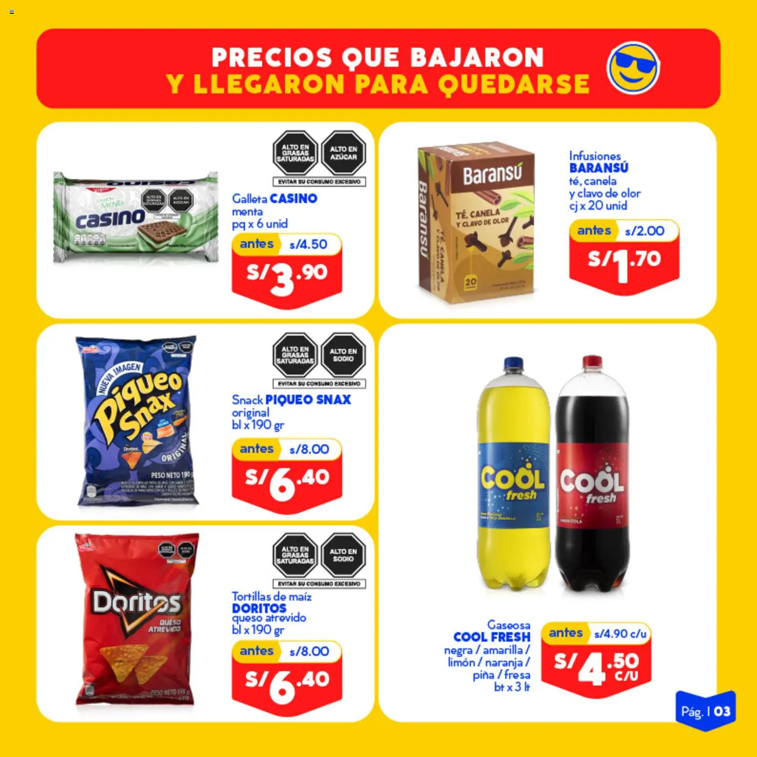Catálogo Mass válido desde 15/07/2026 | Página: 3 | Productos: Queso, Piña, Peso