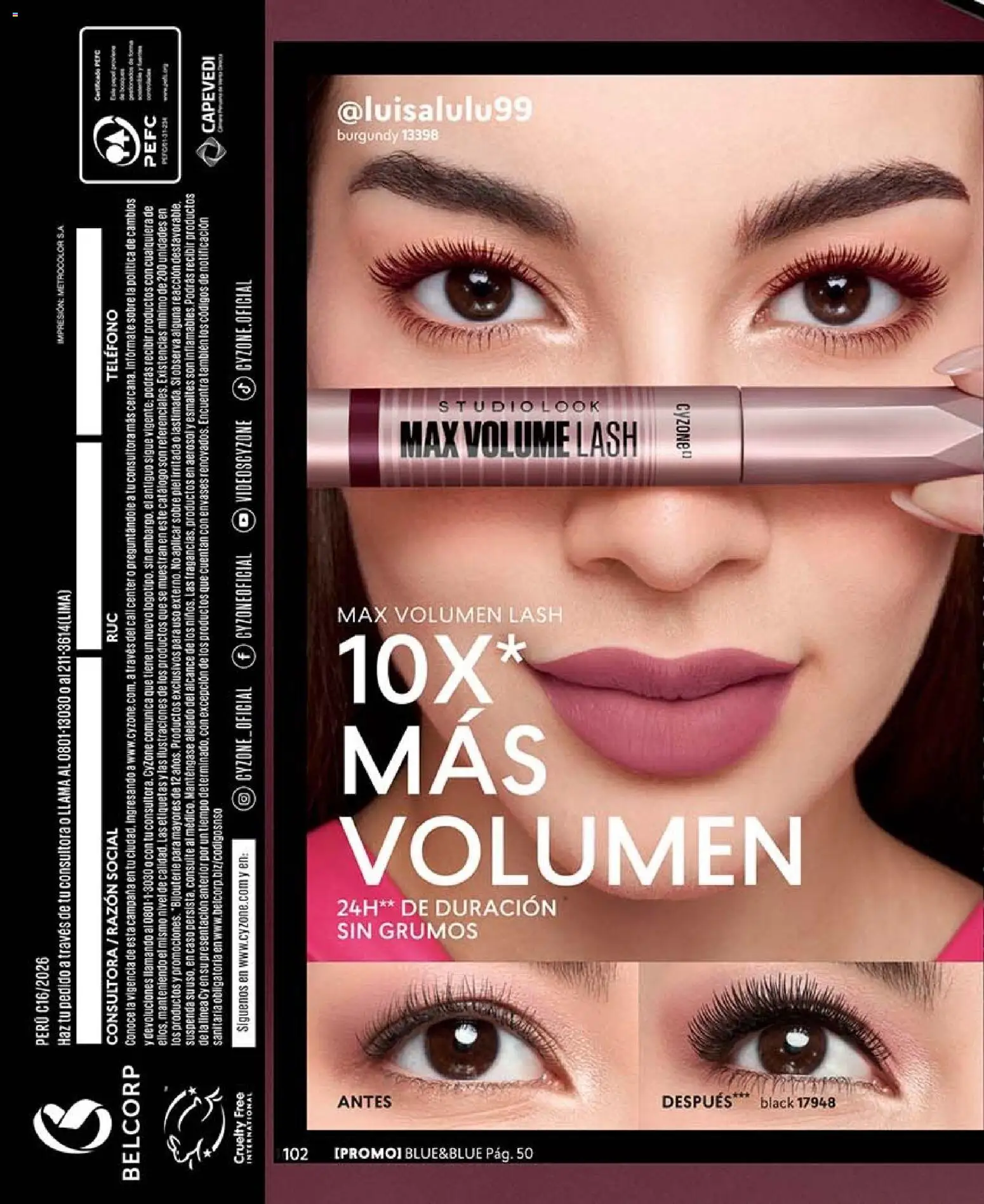 Catálogo CyZone válido desde 03/10/2026 | Página: 102 | Productos: Teléfono