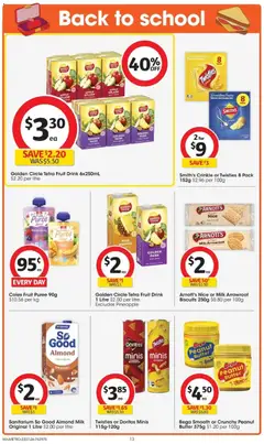 Preview of Coles catalogue WA - valid from 22/07/2026 | Page: 13 | Products: Milk, Butter, Cheese, Mango