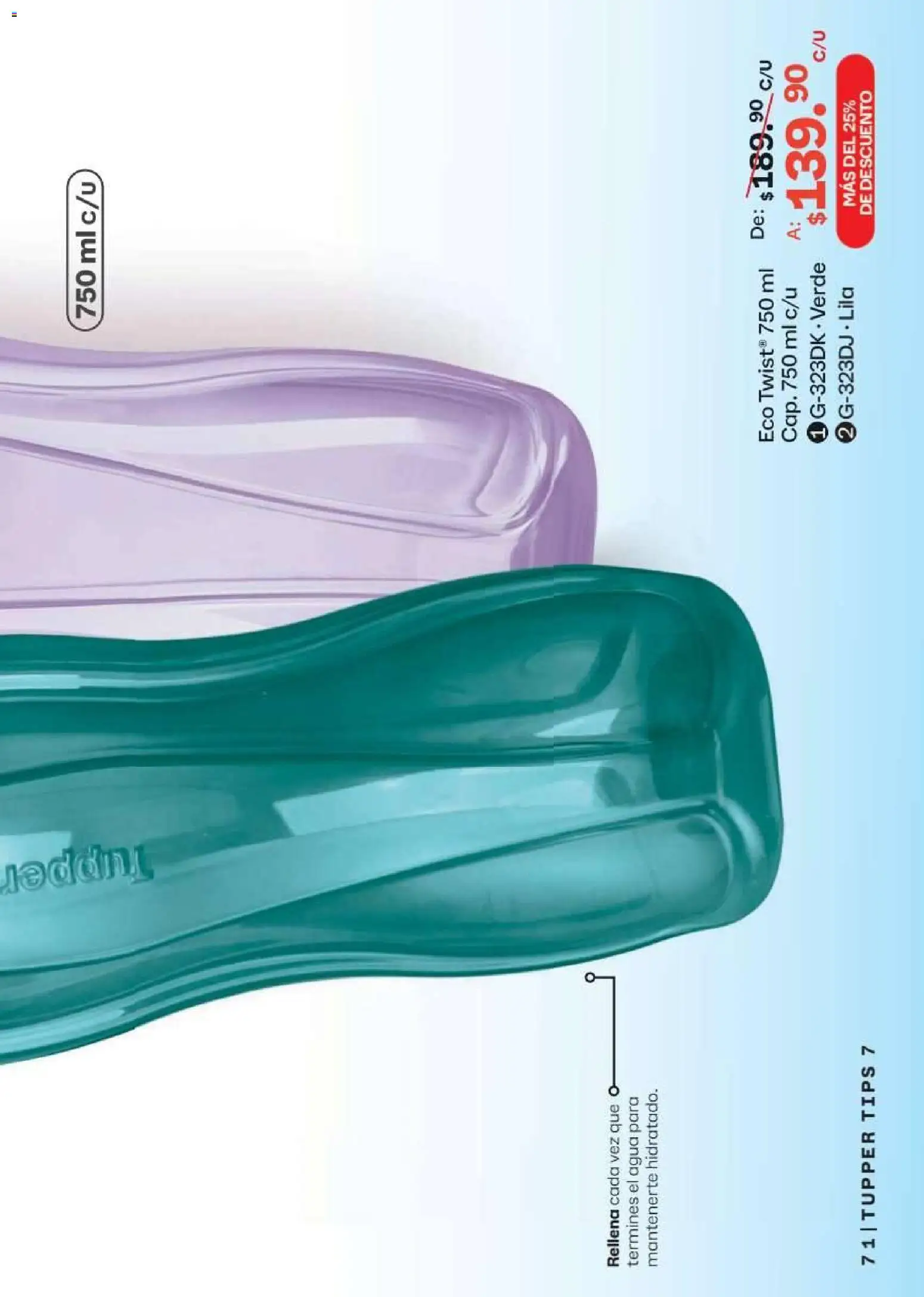 Nuevas ofertas de Tupperware válidas en toda la República Mexicana desde el 15.06.2026. ¡Encuentra las mejores ofertas en Tupperware catálogo! | Página: 71