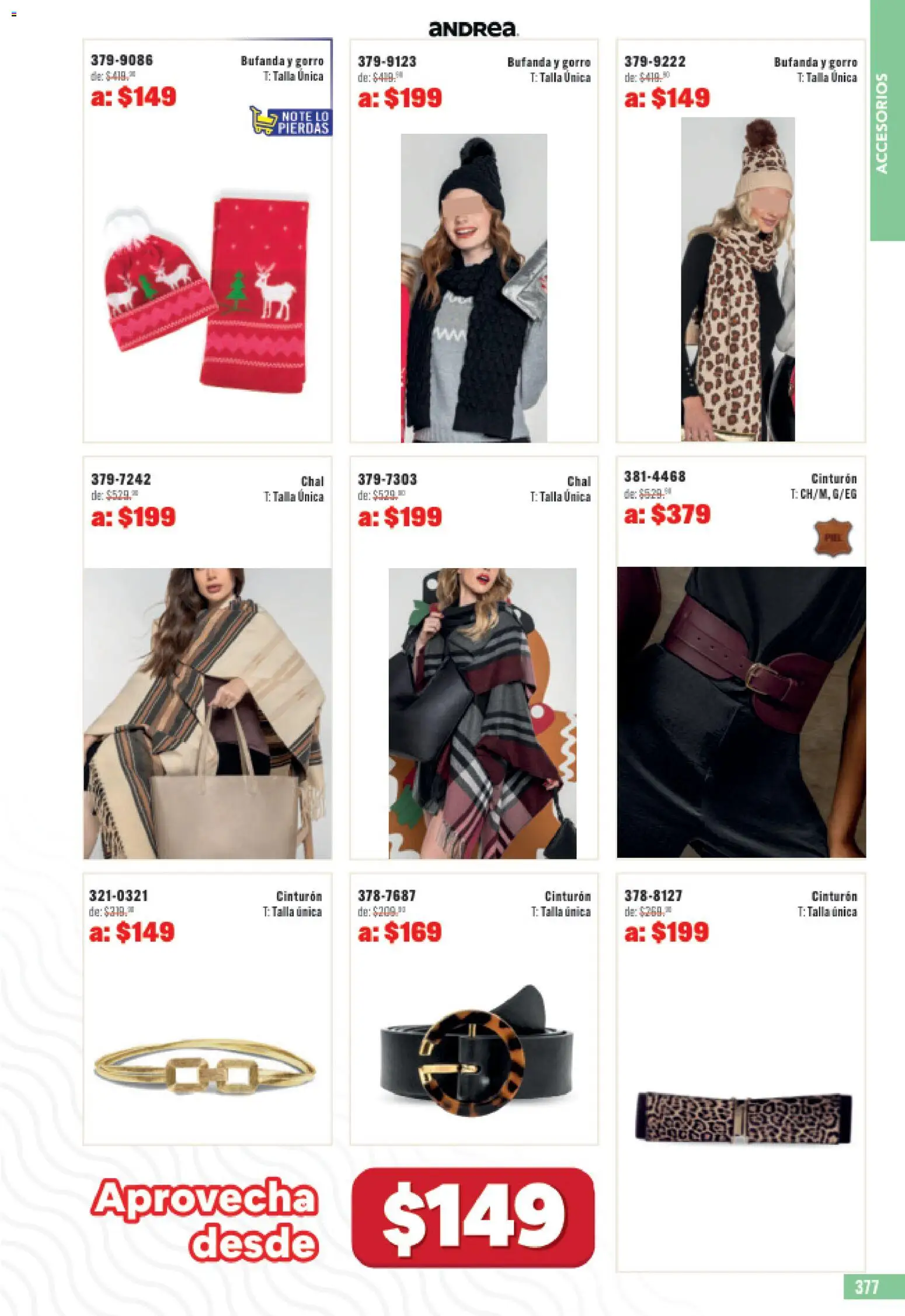 Nuevas ofertas de Andrea válidas en toda la República Mexicana desde el 31.05.2026. ¡Encuentra las mejores ofertas en Andrea catálogo Outlet! | Página: 377