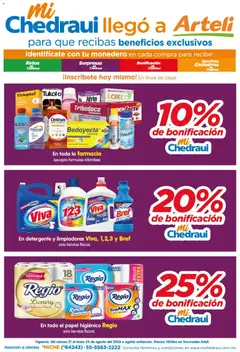 Vista previa de Arteli folleto MiChedraui, nuevo folleto de la tienda, válido en México a partir del 21/08/2026