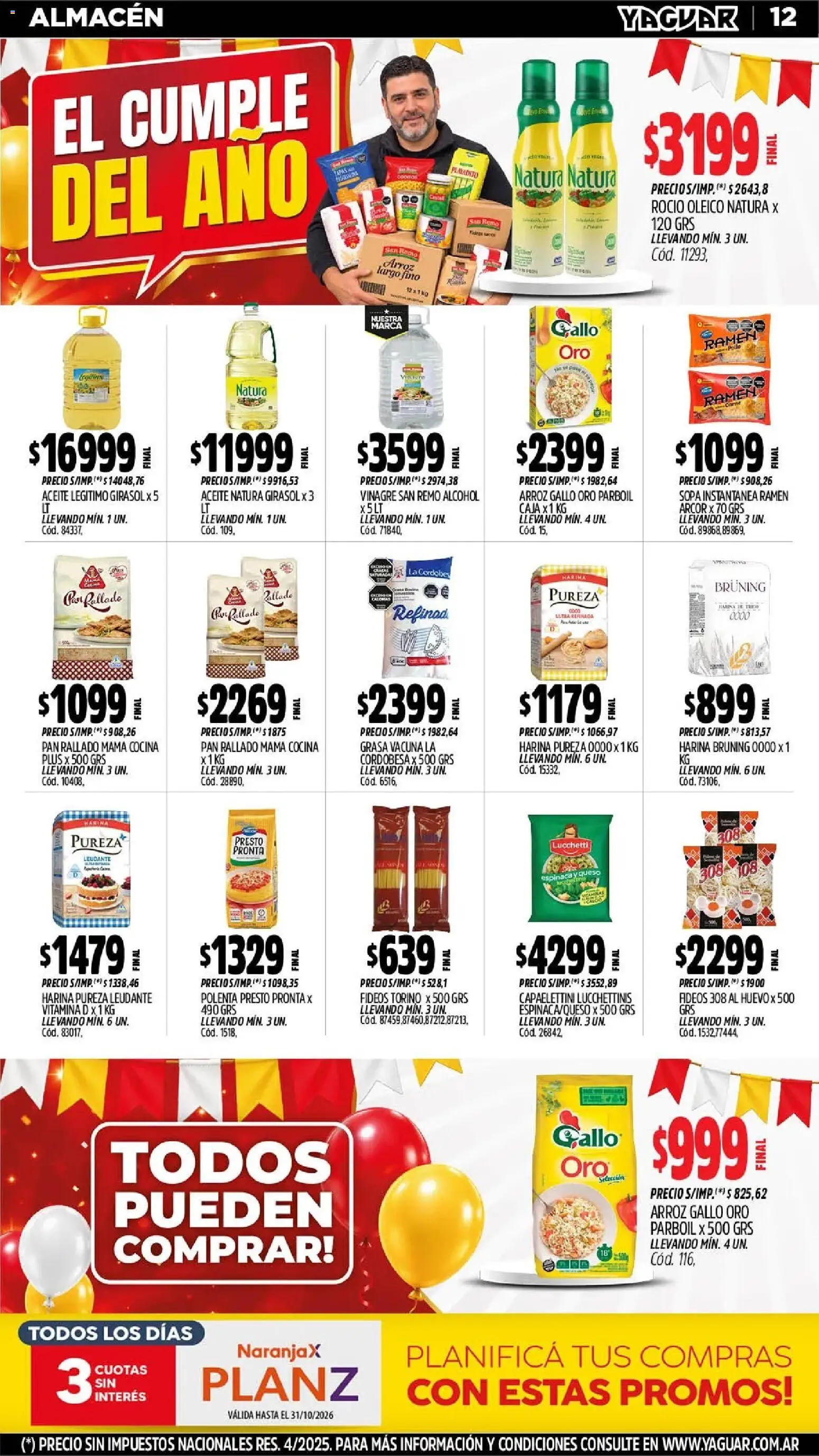 Yaguar - Oferta Semanal Parque Chacabuco │ válido desde el 12/10/2026 | Página: 13