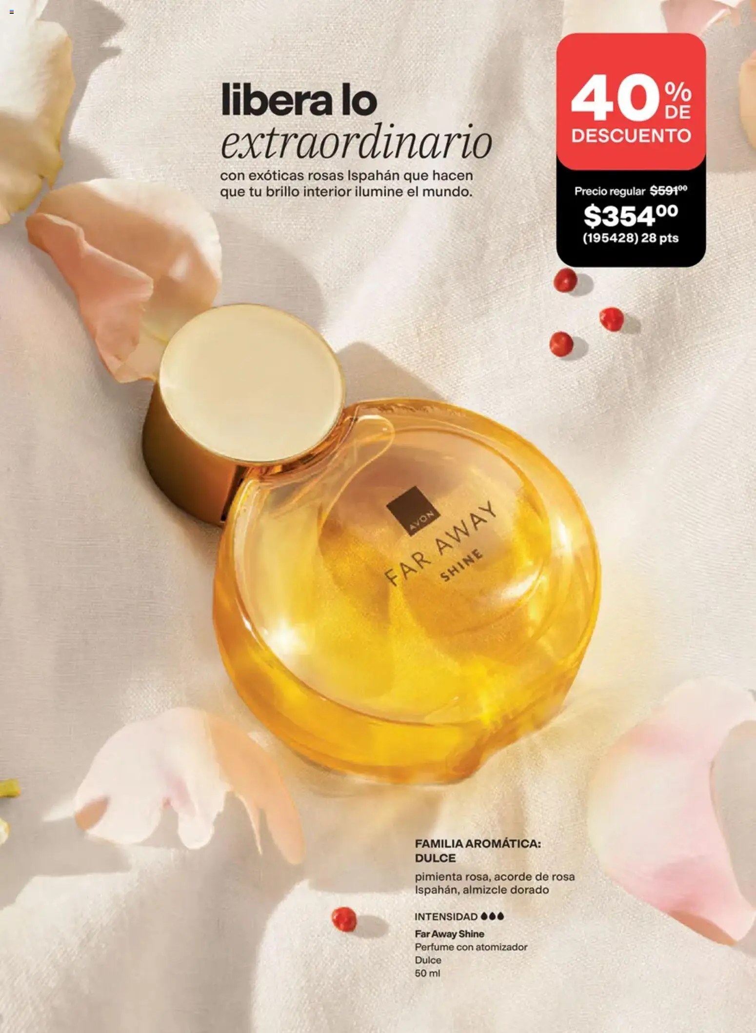 Nuevas ofertas de AVON válidas en toda la República Mexicana desde el 02/10/2026. ¡Encuentra las mejores ofertas en AVON campaña 15 2026! | Página: 55 | Productos: Pimienta, Brillo, Dulce, Perfume