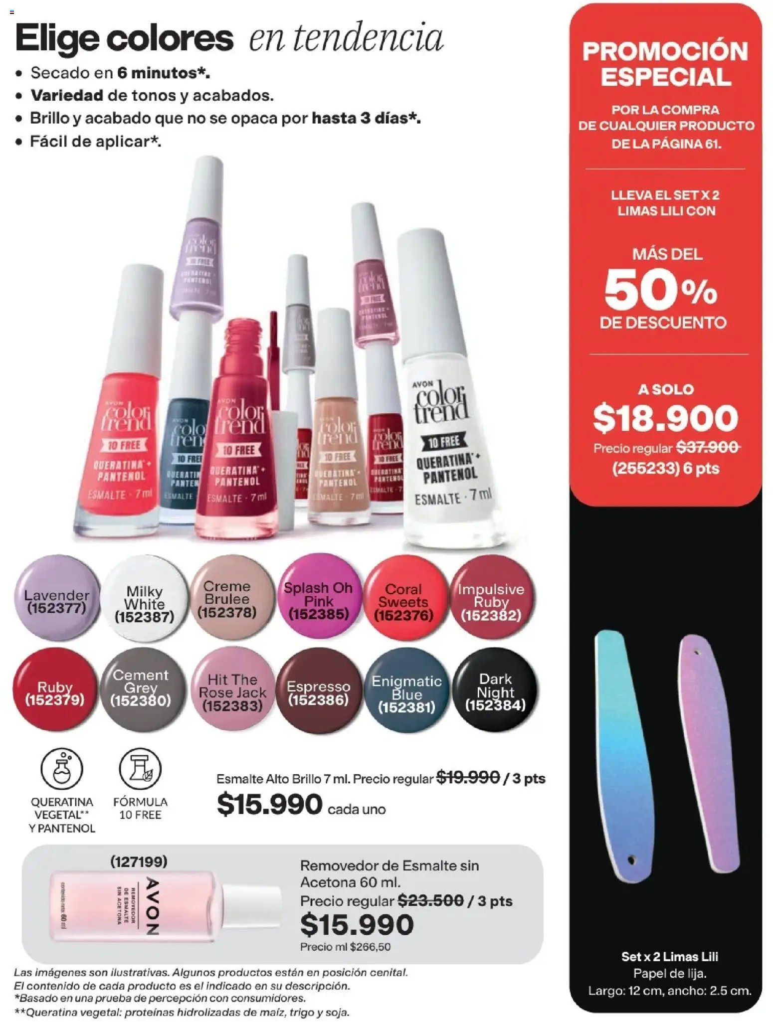 Avon revista - valida desde el 01.08.2026 | Página: 61 | Productos: Brillo