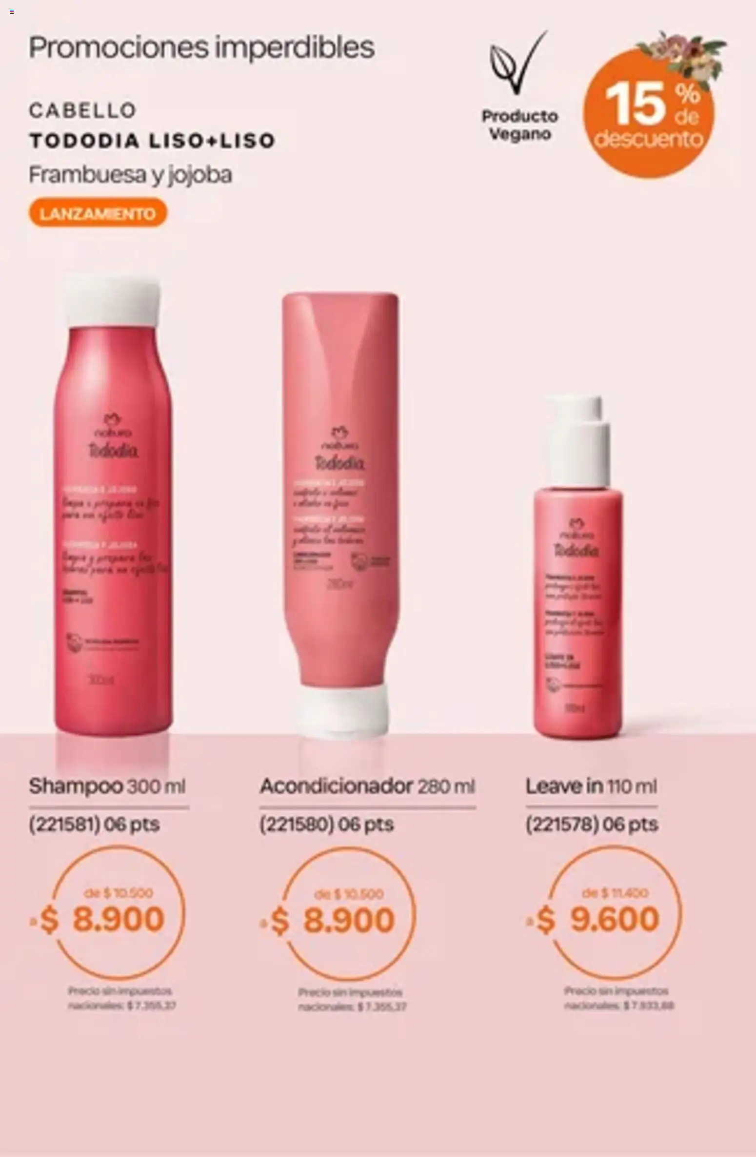 Catálogo Natura Ciclo 14 │ válido desde el 01/10/2026 | Página: 74 | Productos: Shampoo, Acondicionador