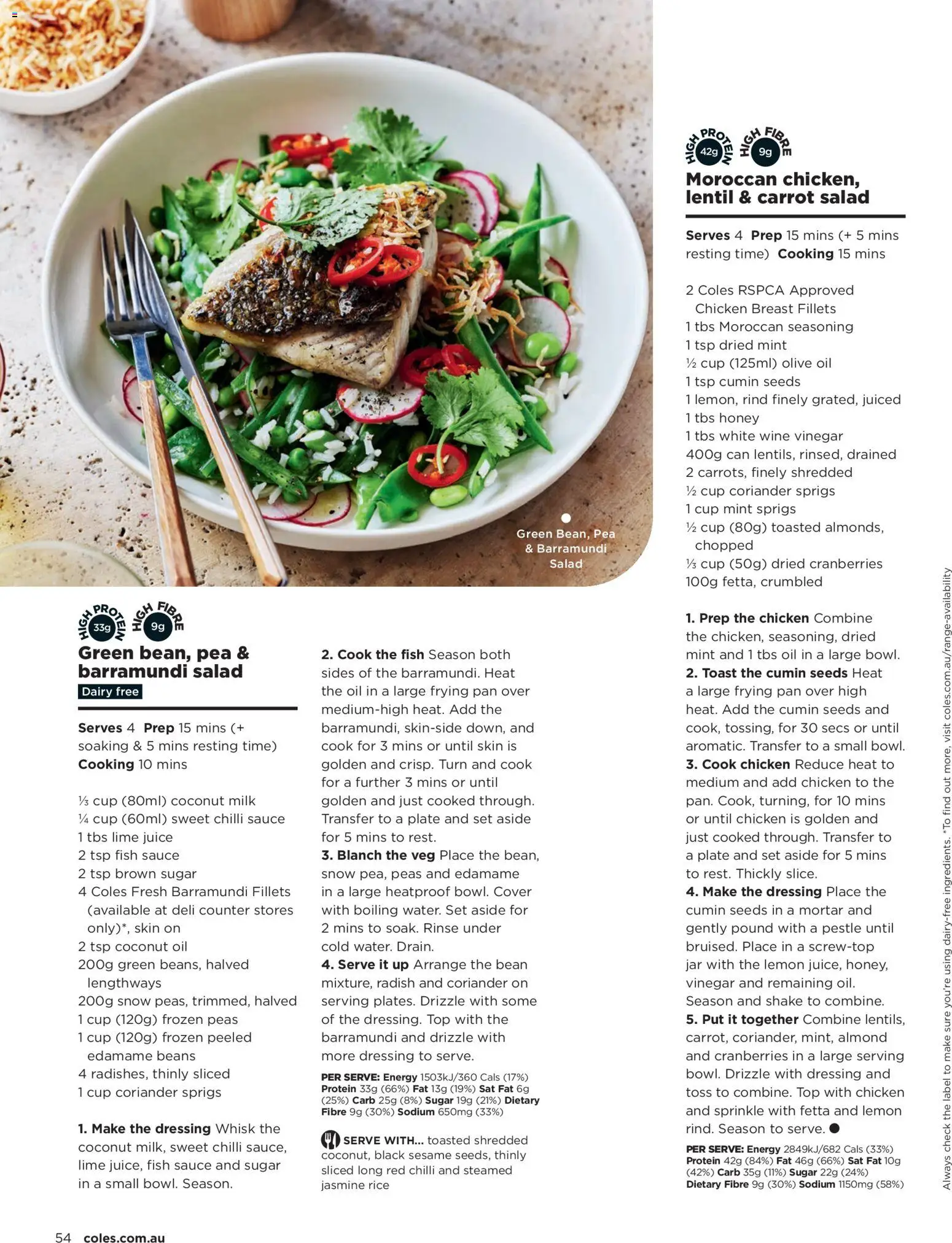 Coles catalogue - valid from 01/09/2026 | Page: 54 | Products: Oil, Fish, Cranberries, Coconut milk