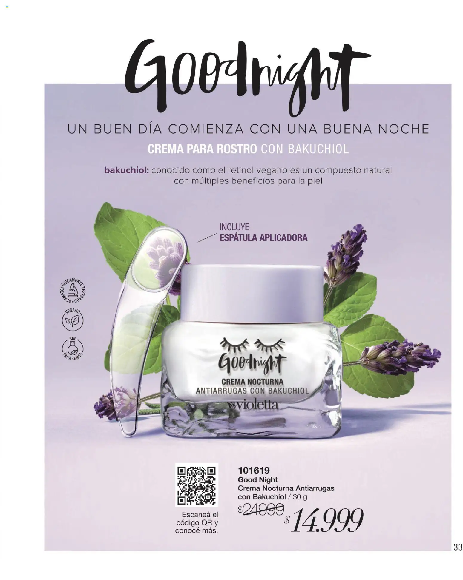 Violetta catálogo │ válido desde el 01.05.2026 | Página: 33 | Productos: Espatula, Crema