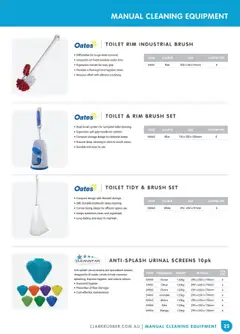 Preview of Clark Rubber Catalogue  - valid from 05.05.2025 | Page: 25 | Products: Toilet, Fragrance, Brush, Weight